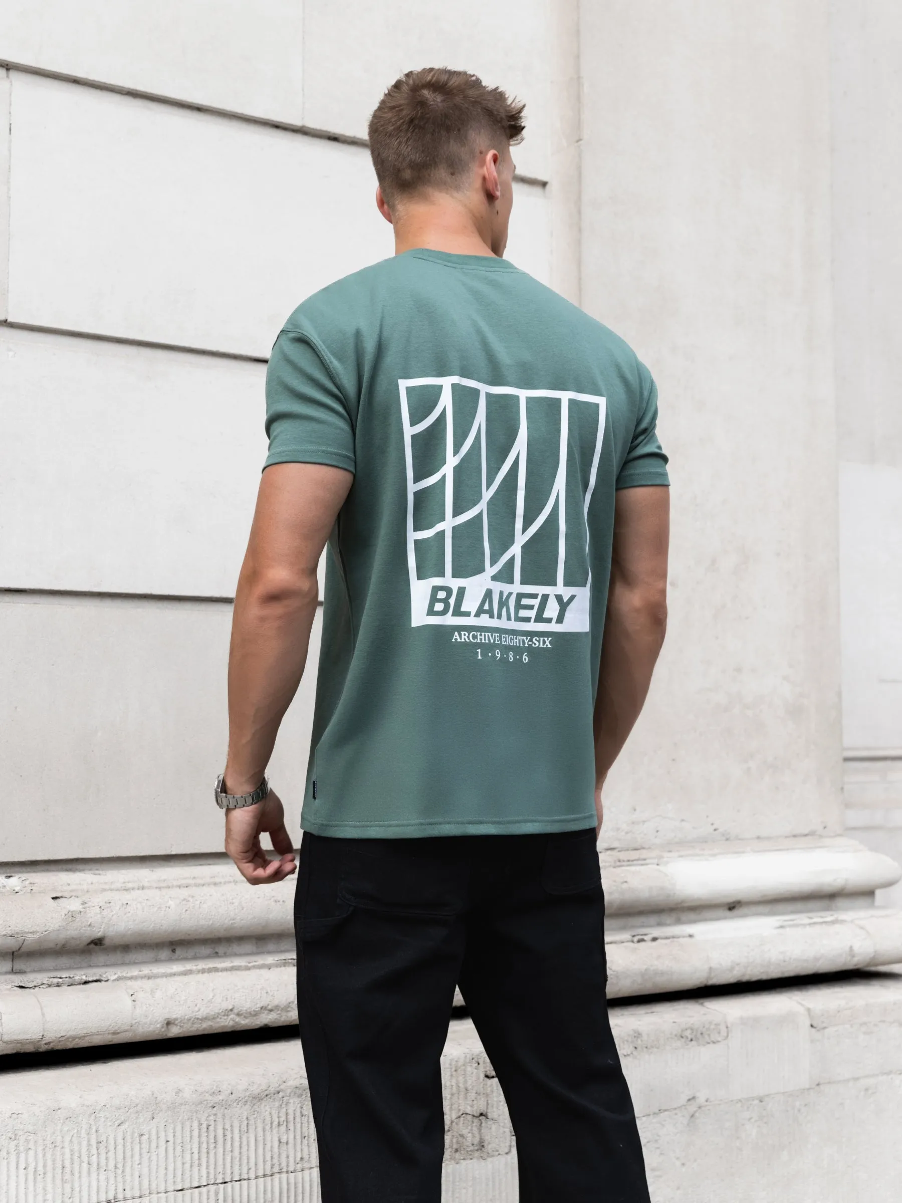 Odell Relaxed T-Shirt - Vintage Green sold by Blakely product image thumbnail 3