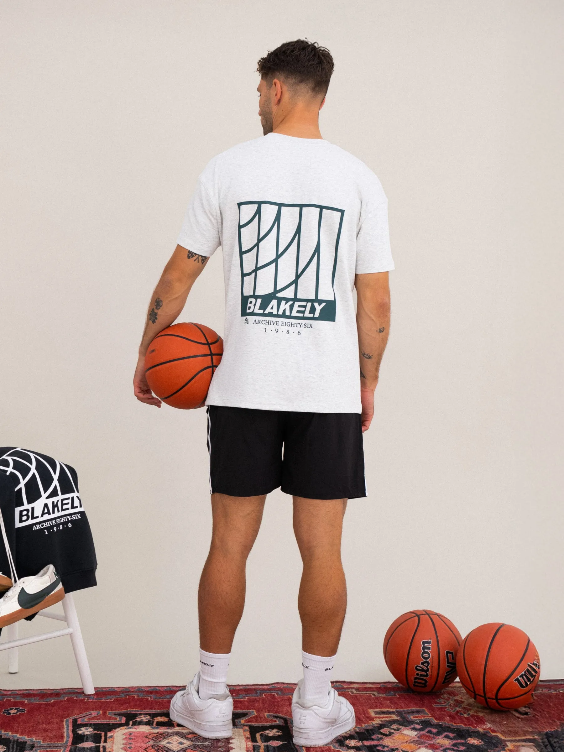 Odell Relaxed T-Shirt - Marl Grey sold by Blakely product image thumbnail 3