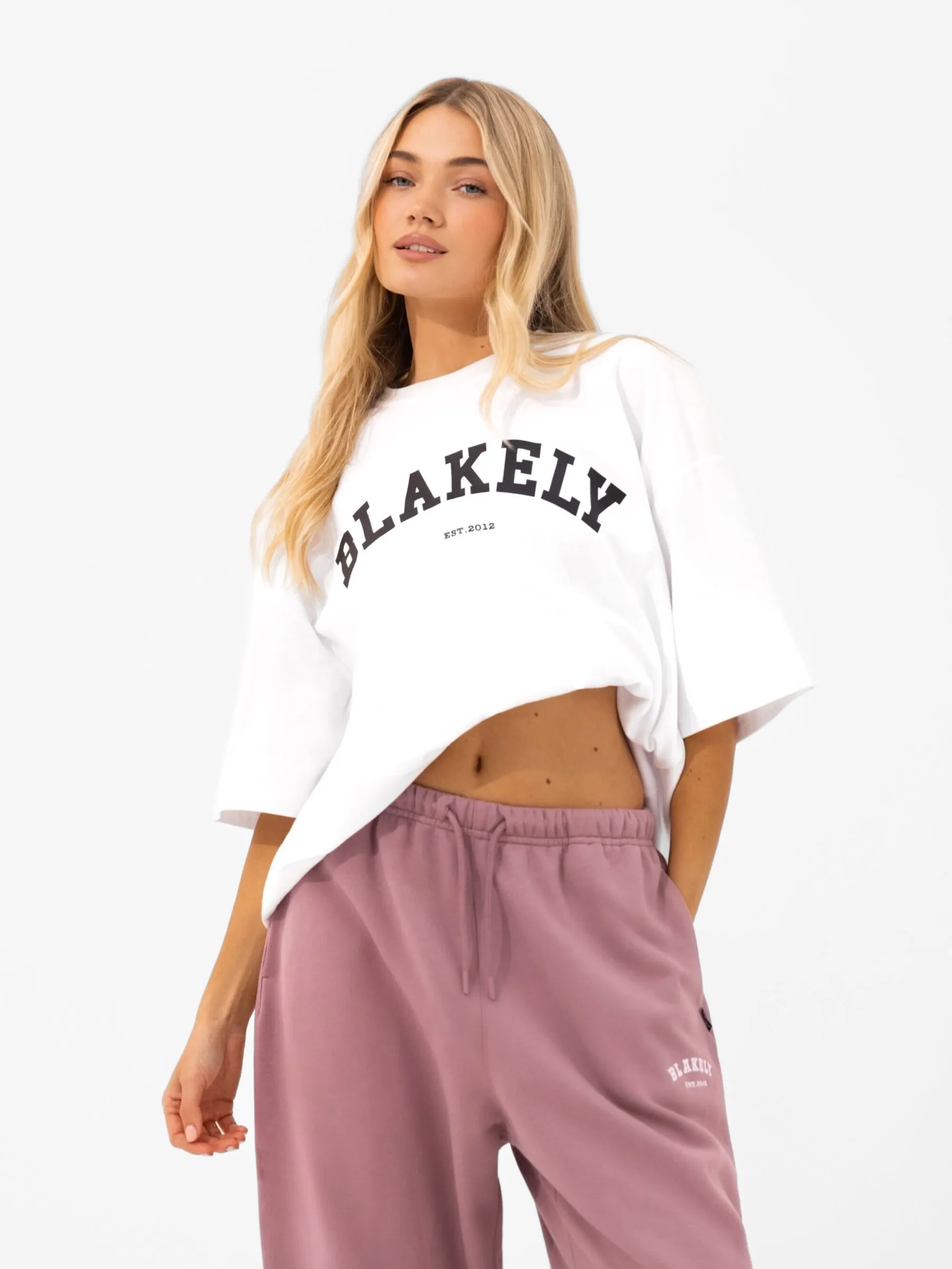 Varsity Ultra Oversized T-Shirt - White & Black sold by Blakely product image thumbnail 5