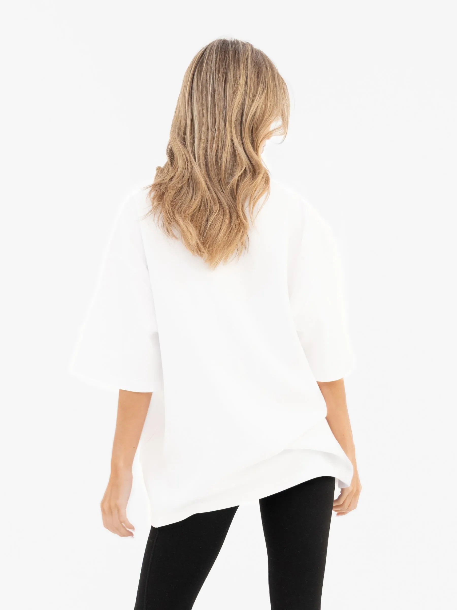 Varsity Ultra Oversized T-Shirt - White & Black sold by Blakely product image thumbnail 2