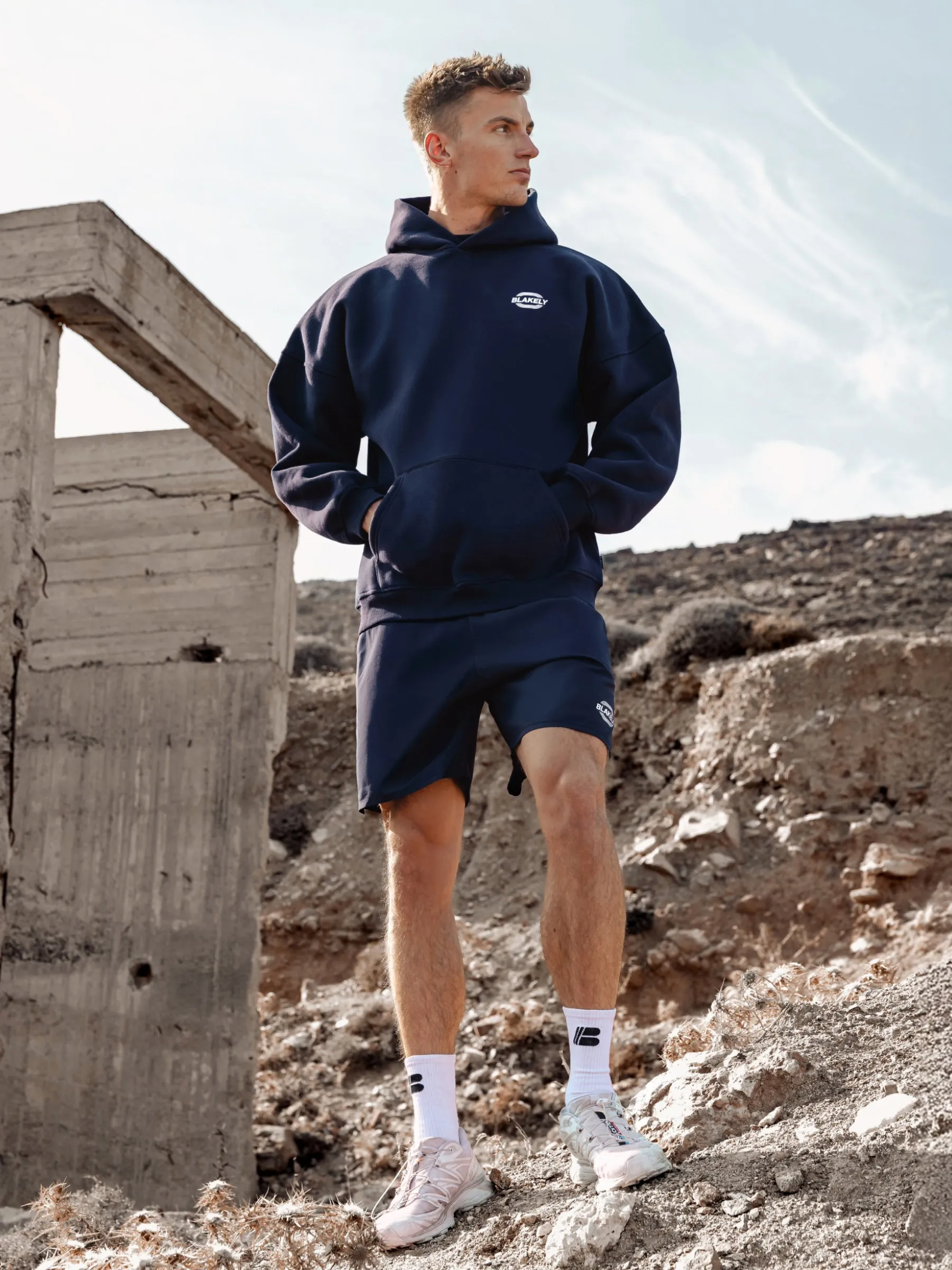 Track Active Hoodie - True Navy sold by Blakely product image thumbnail 4