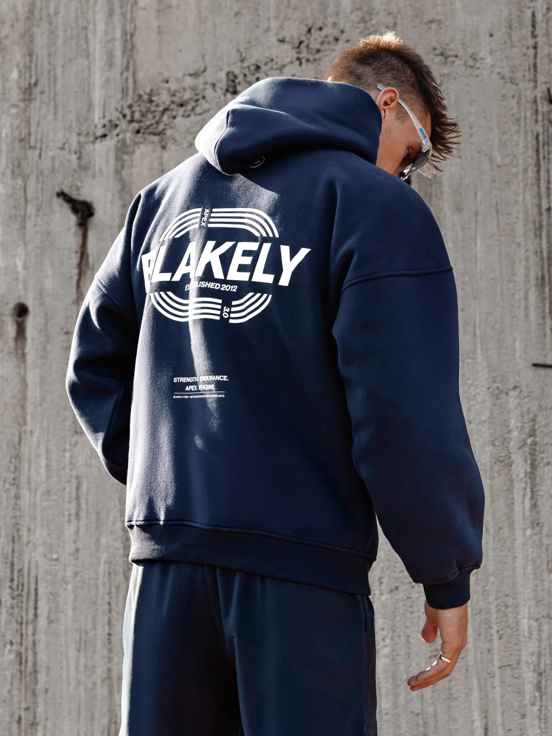 Track Active Hoodie - True Navy sold by Blakely product image thumbnail 5