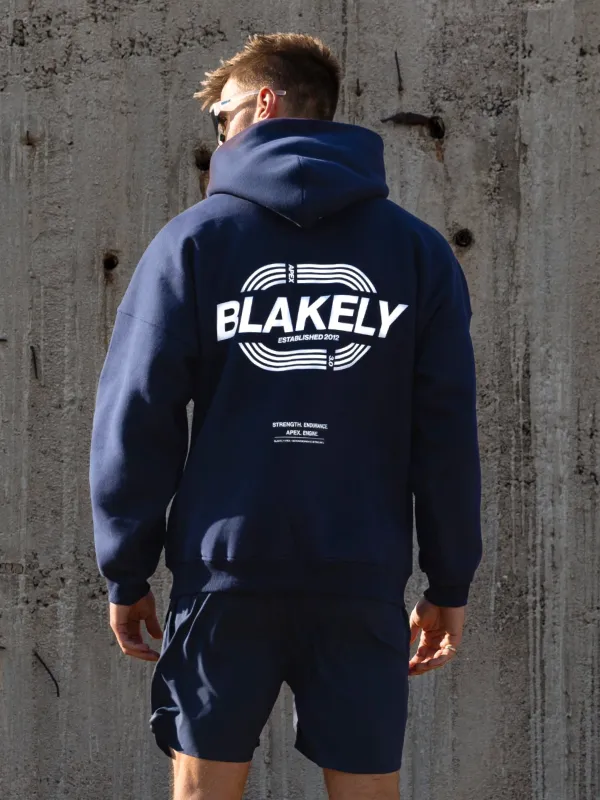 Track Active Hoodie - True Navy sold by Blakely