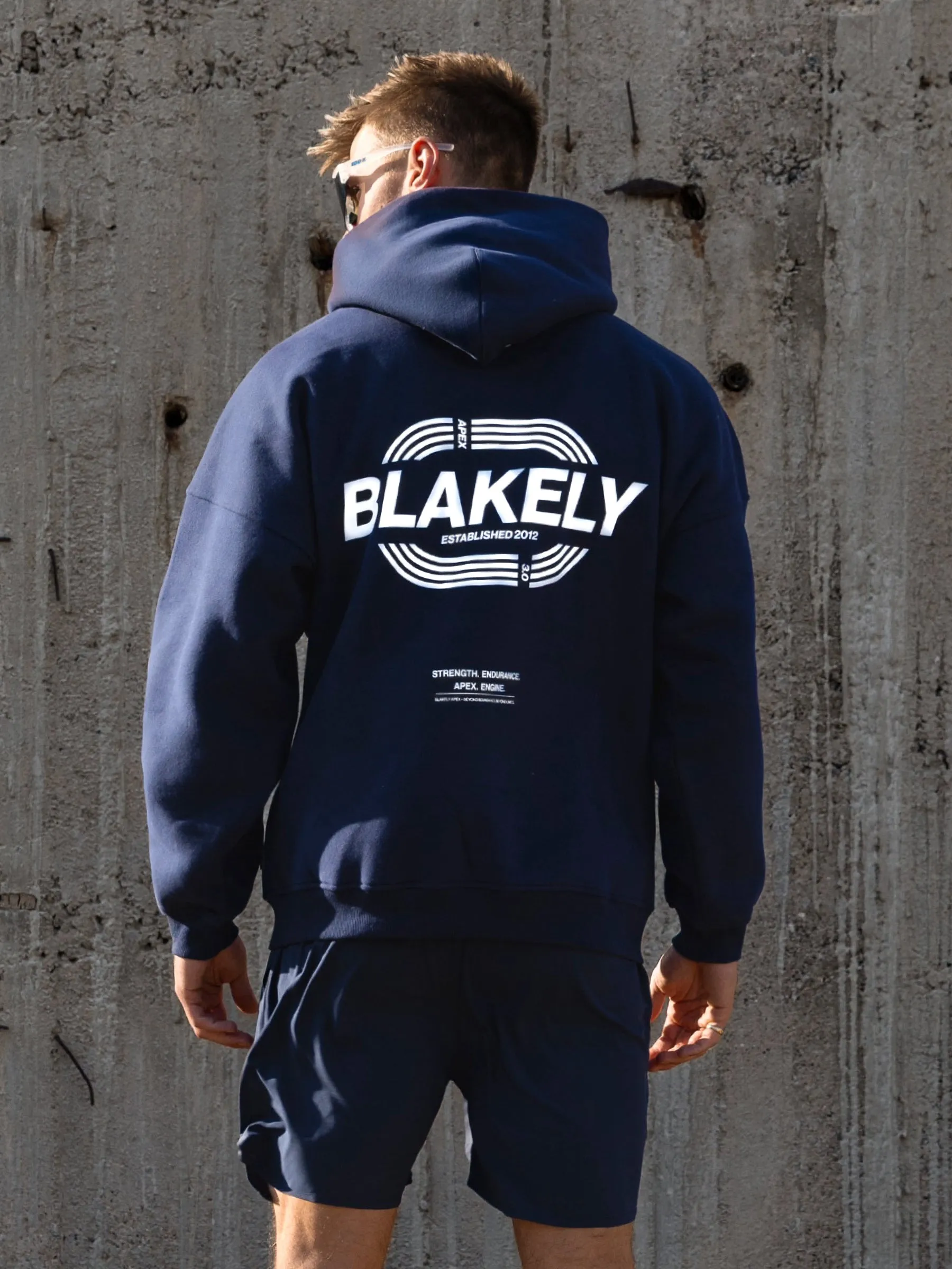 Track Active Hoodie - True Navy sold by Blakely