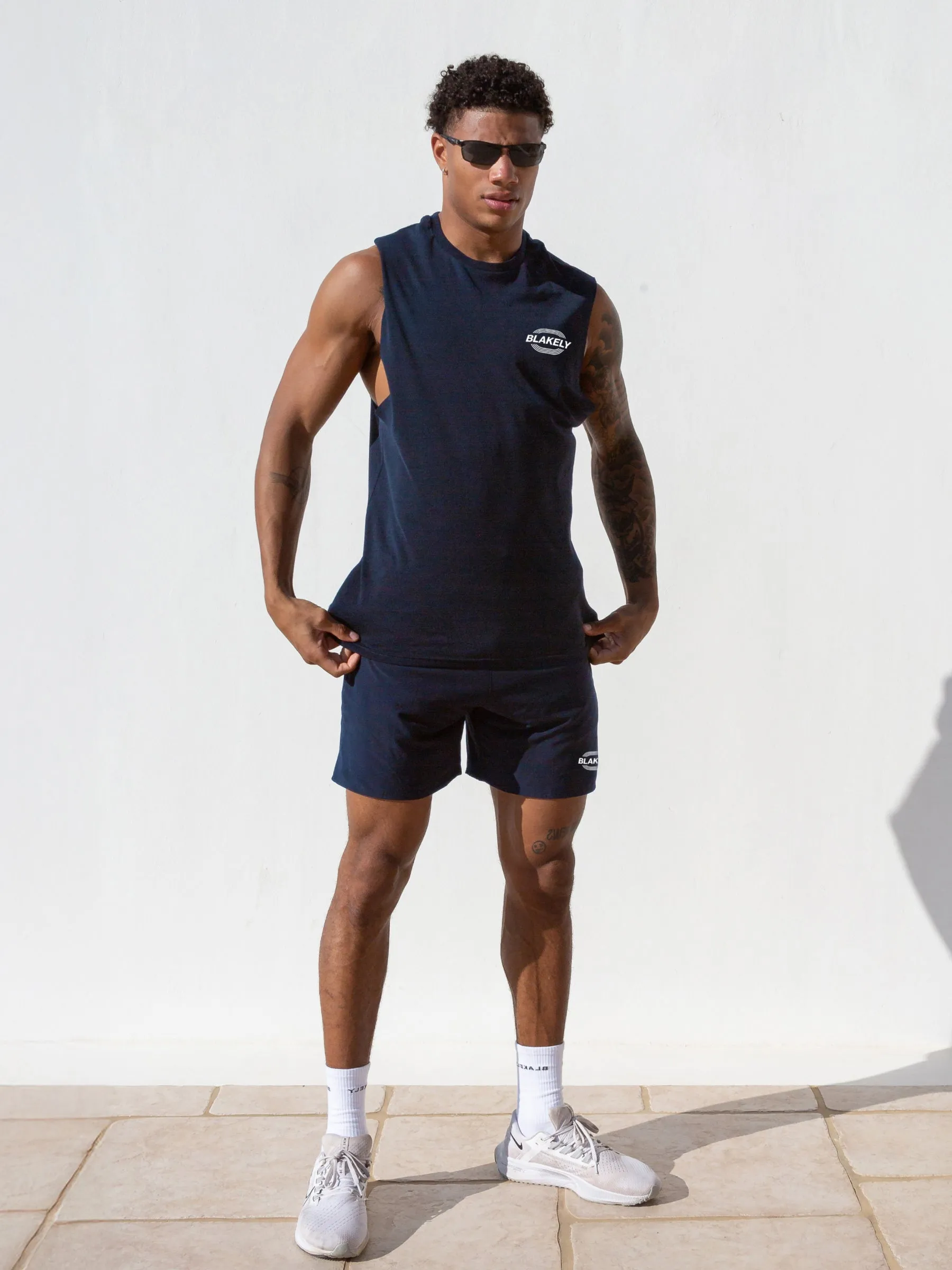 Track Active Vest Top - True Navy sold by Blakely product image thumbnail 4