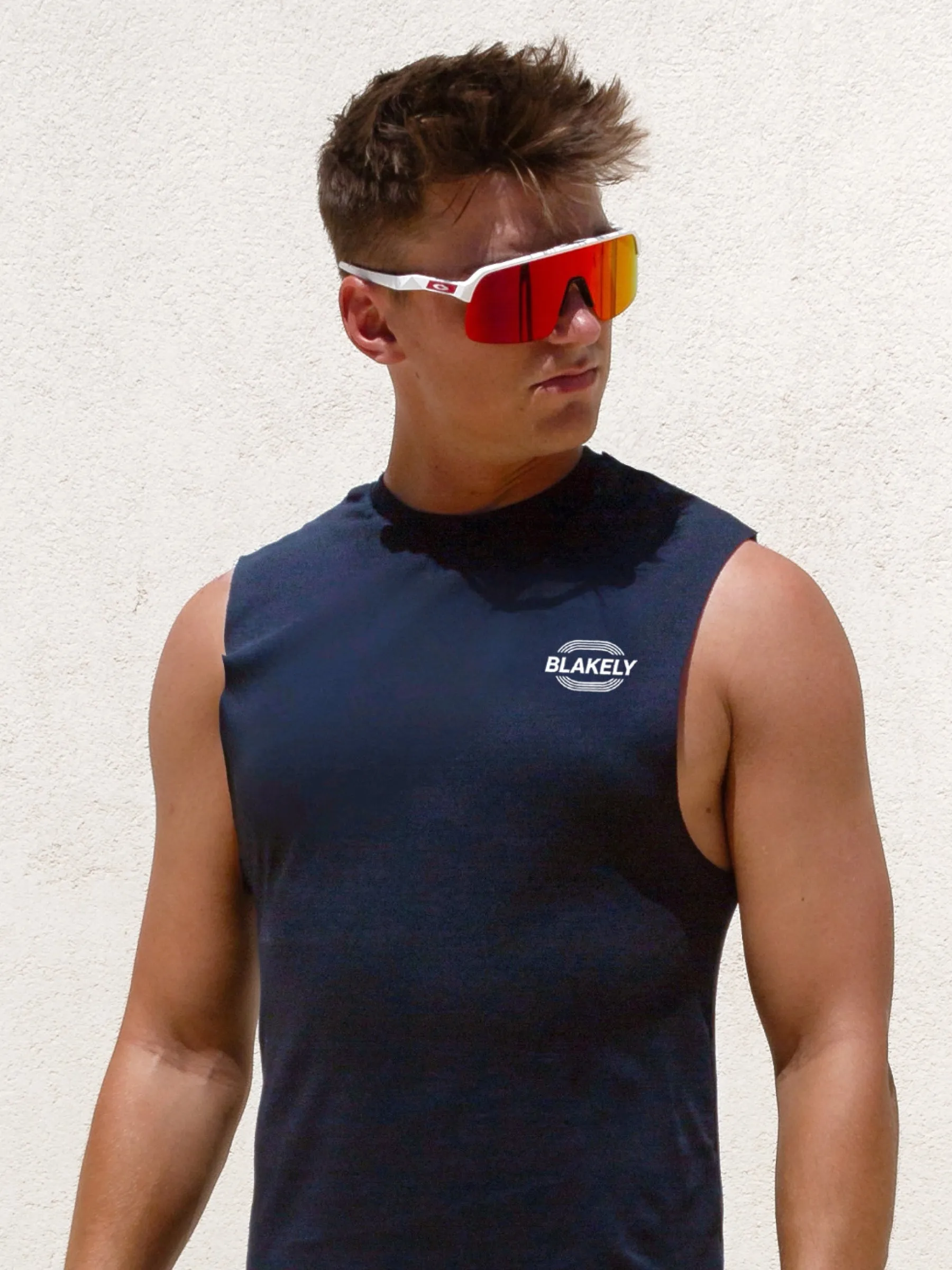 Track Active Vest Top - True Navy sold by Blakely product image thumbnail 5