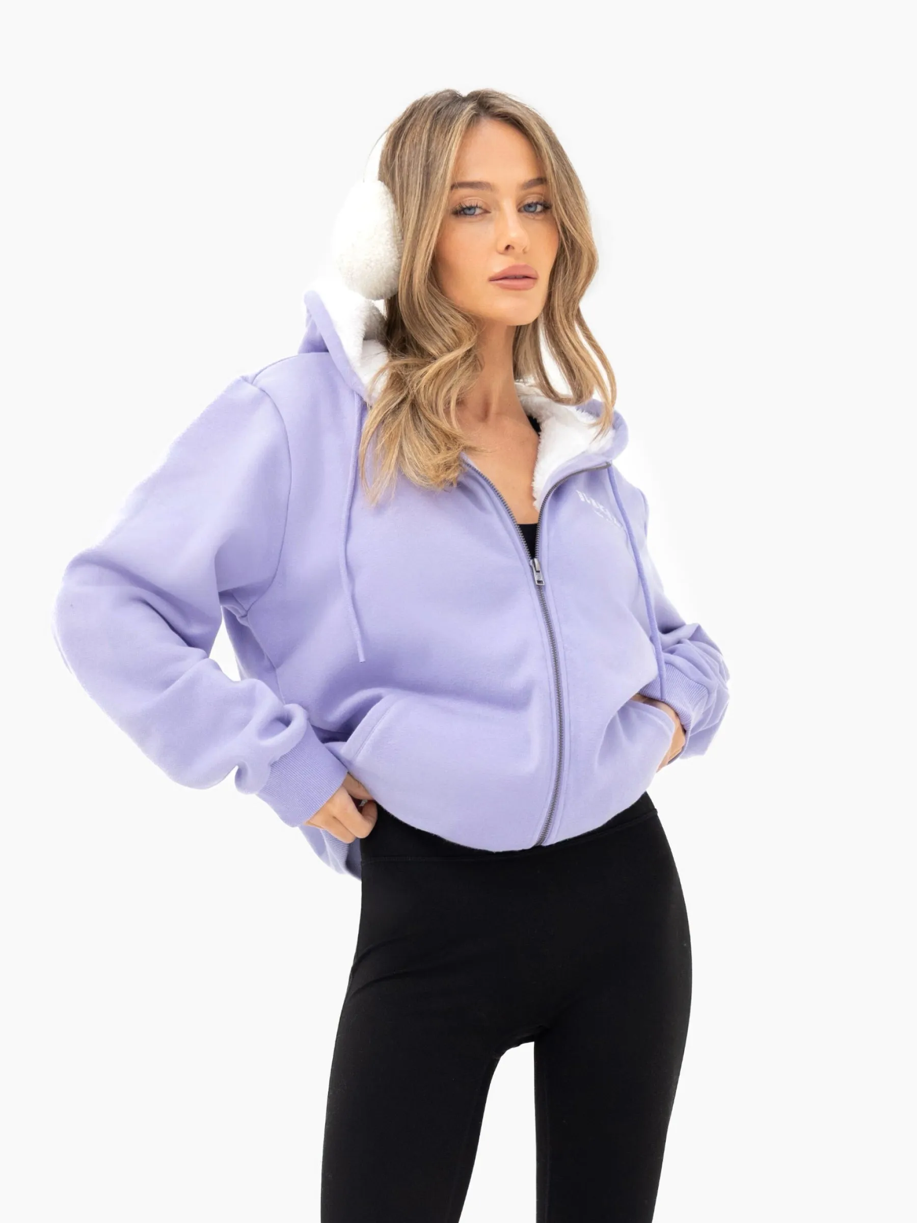 Heritage Full Zip Hoodie - Lilac sold by Blakely product image thumbnail 4