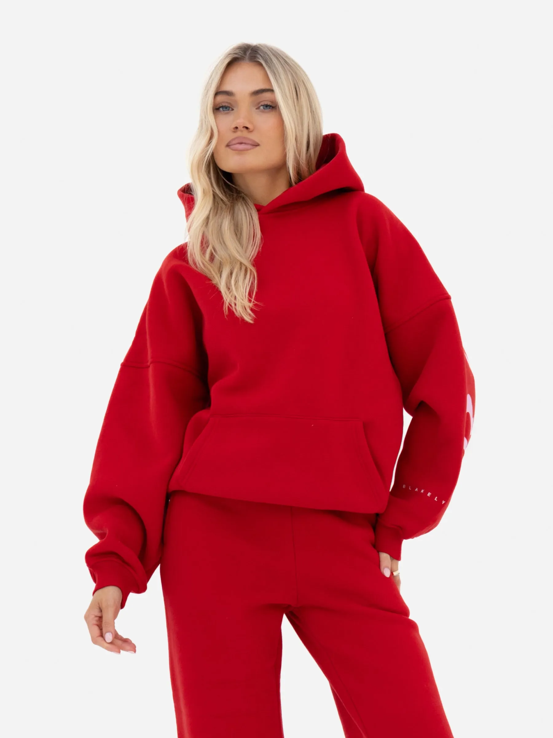 Isabel Oversized Hoodie - Hot Red sold by Blakely product image thumbnail 2