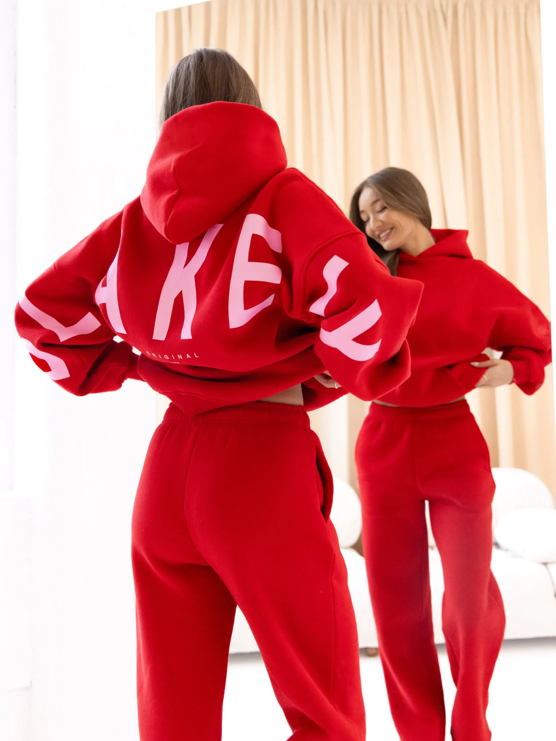 Isabel Oversized Hoodie - Hot Red sold by Blakely product image thumbnail 3