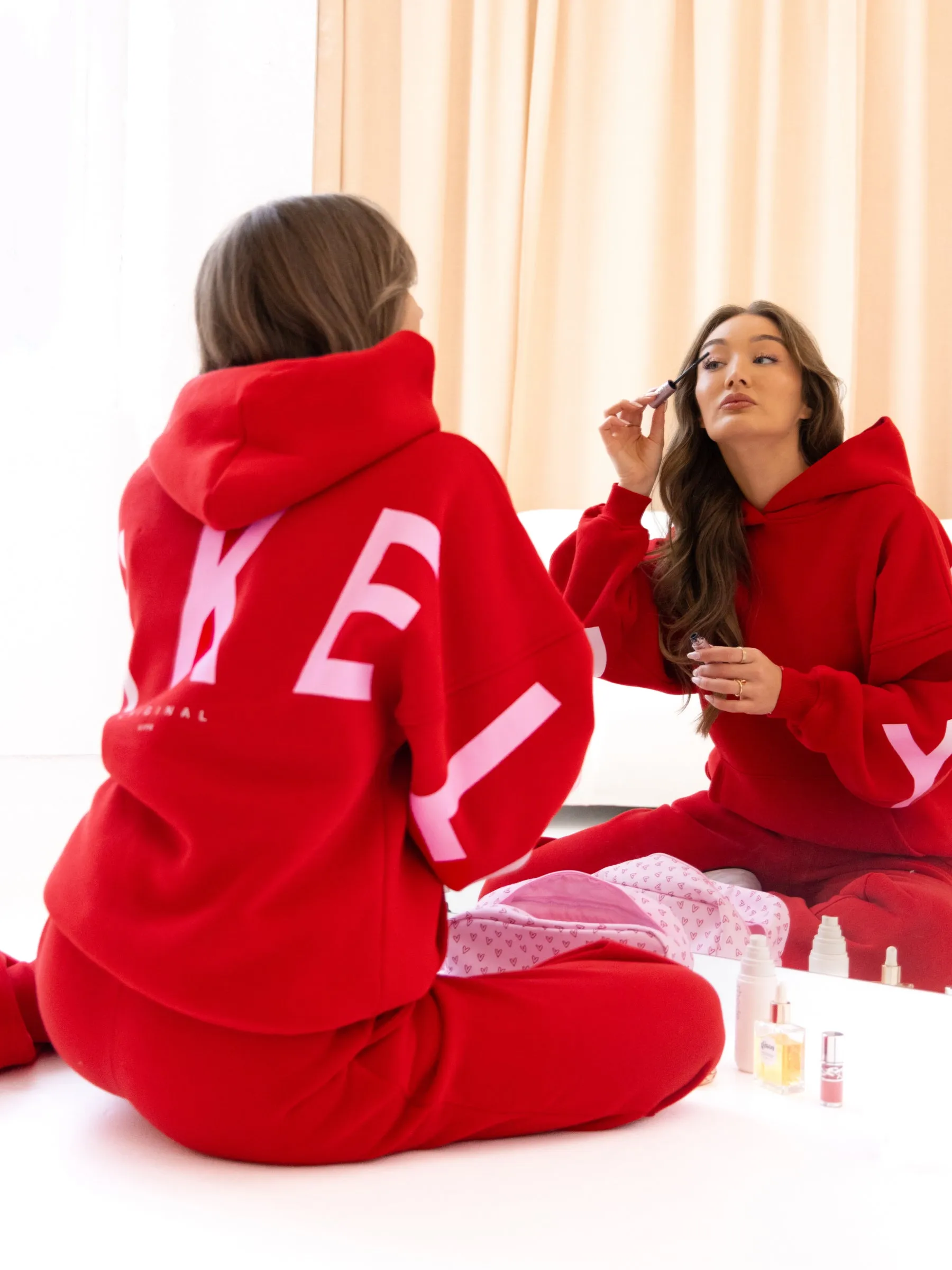 Isabel Oversized Hoodie - Hot Red sold by Blakely product image thumbnail 5