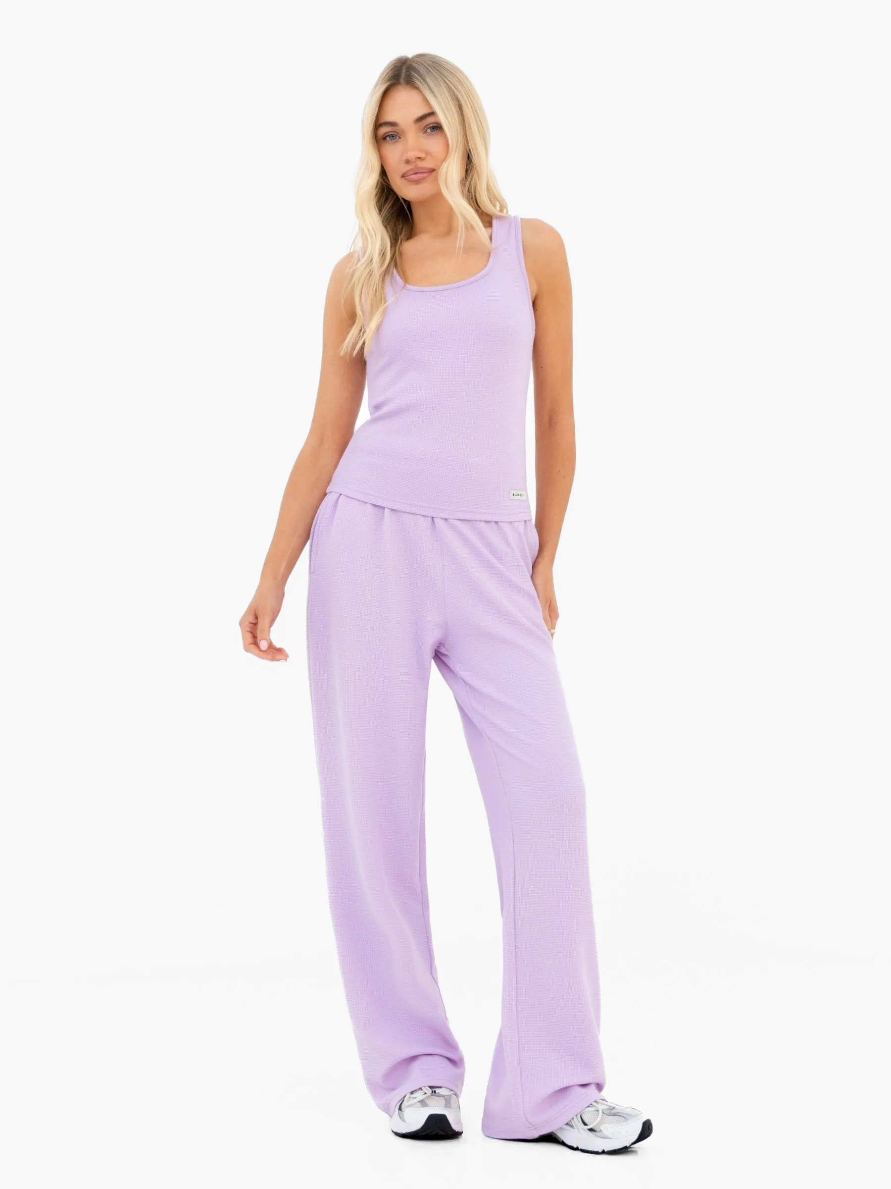 Soft Waffle Vest Top - Purple sold by Blakely product image thumbnail 3