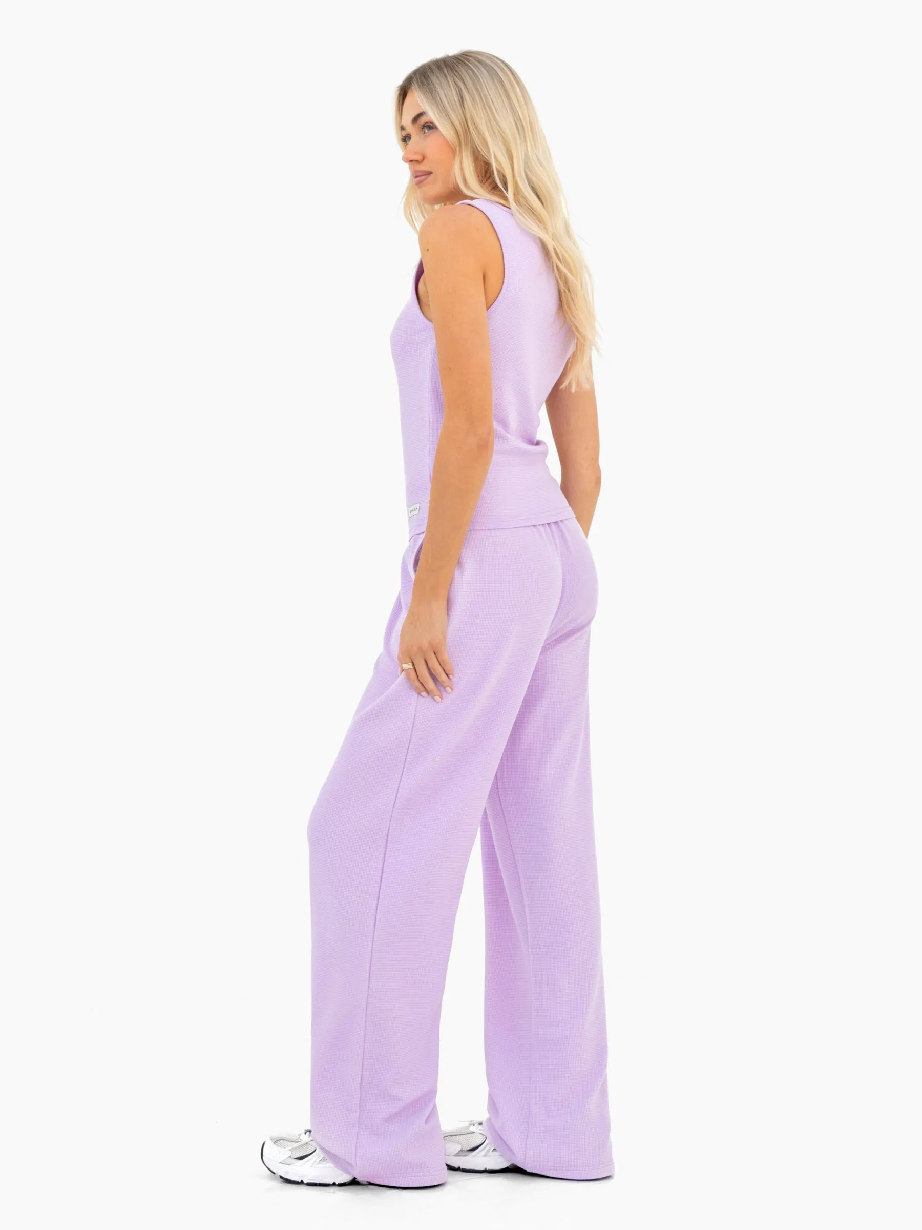 Soft Waffle Vest Top - Purple sold by Blakely product image thumbnail 4