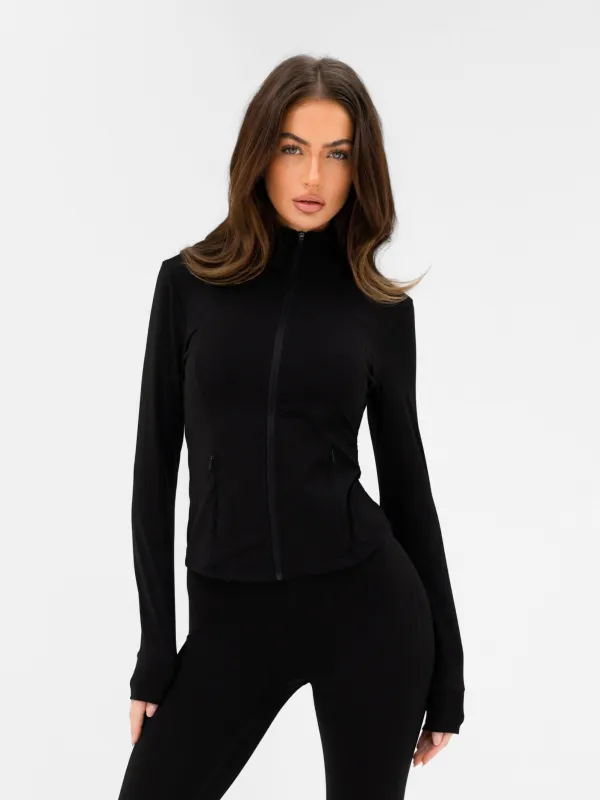 SculptForm Full Zip Jacket - Black made by Blakely