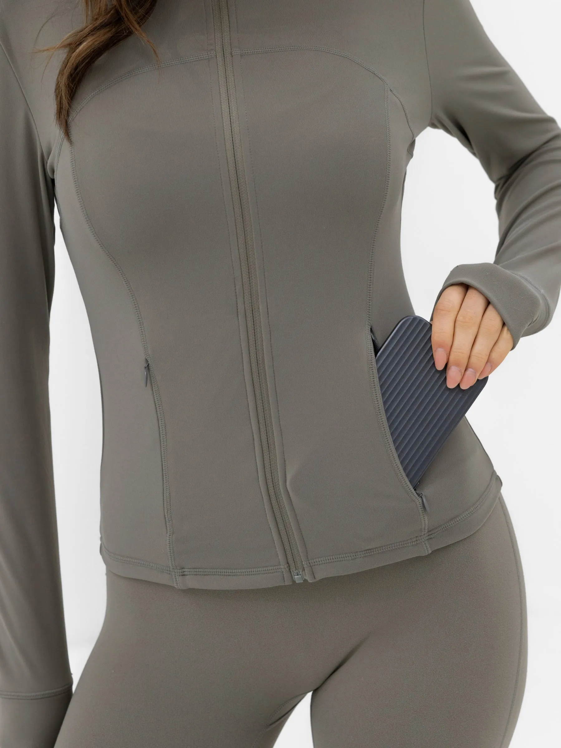 SculptForm Full Zip Jacket - Safari Green sold by Blakely product image thumbnail 5