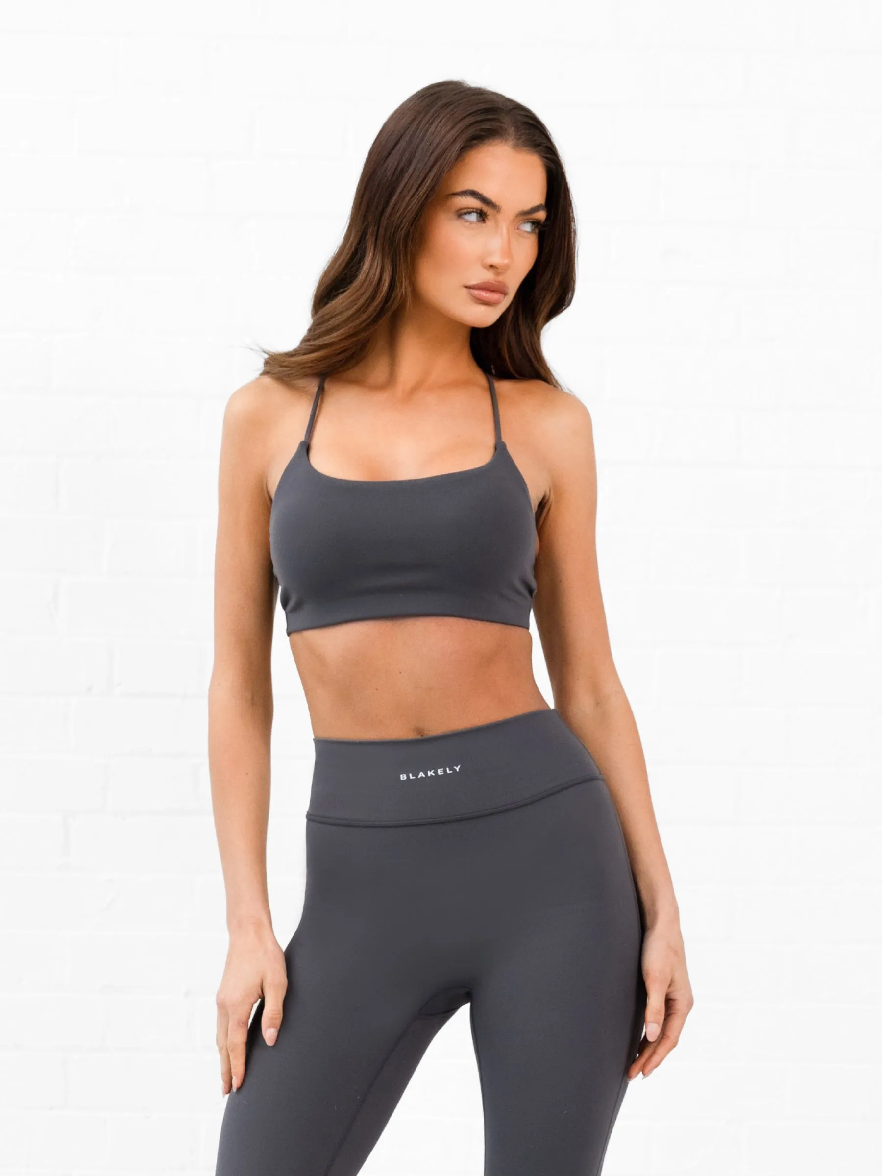 SculptForm Sports Bra - Charcoal sold by Blakely