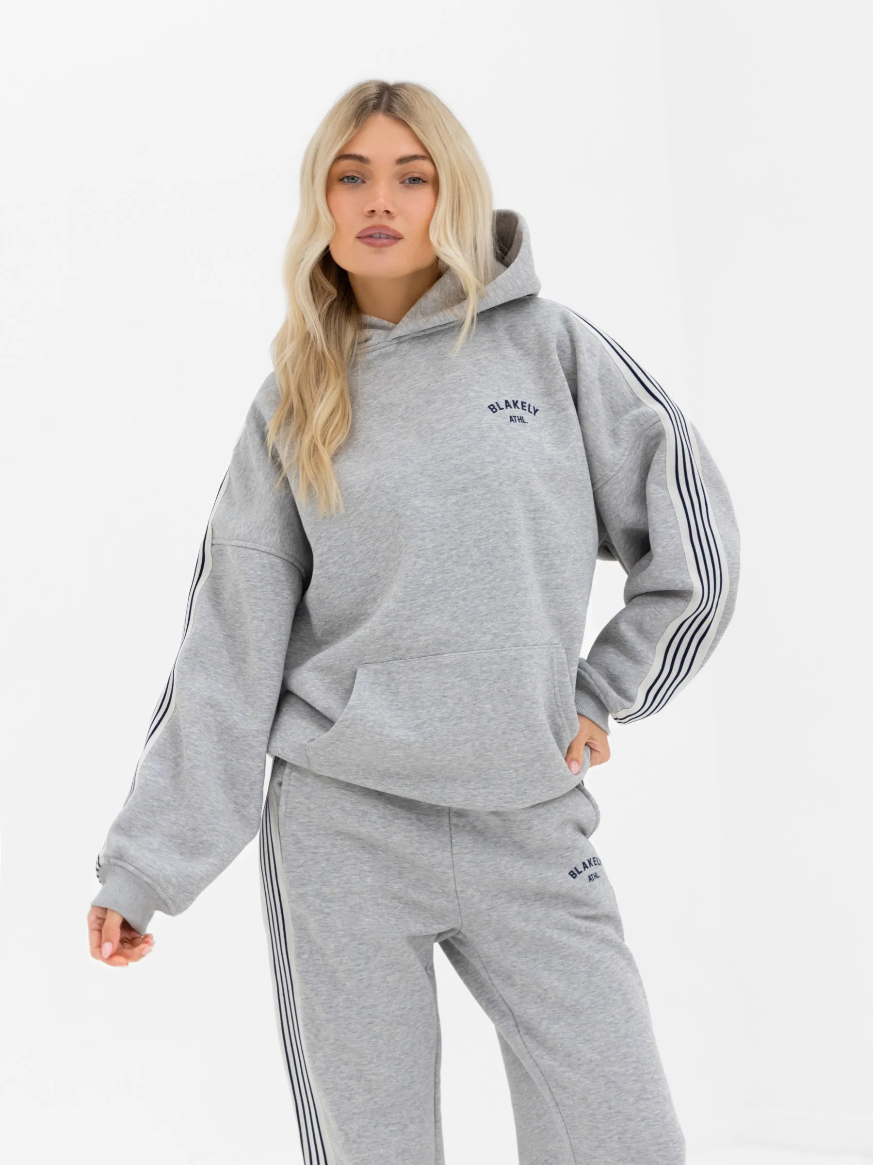 Immani Oversized Hoodie - Marl Grey sold by Blakely product image thumbnail 5