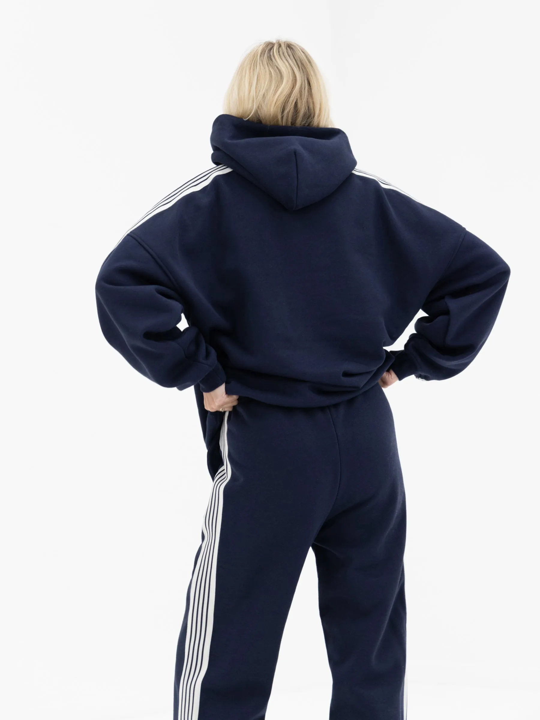 Immani Wide Leg Sweatpants - Deep Navy sold by Blakely product image thumbnail 4