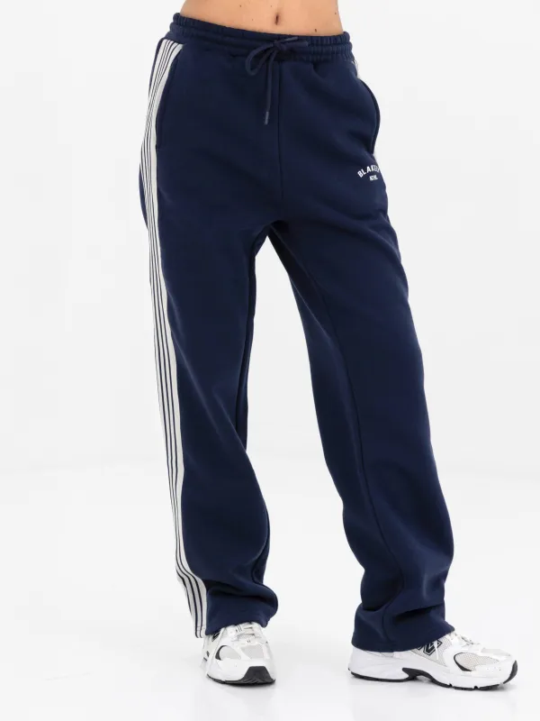 Immani Wide Leg Sweatpants - Deep Navy made by Blakely