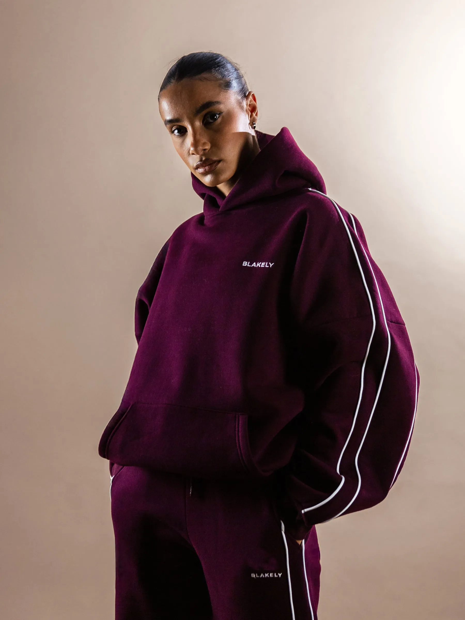 Apex Pro Oversized Hoodie - Dark Cherry sold by Blakely product image thumbnail 2