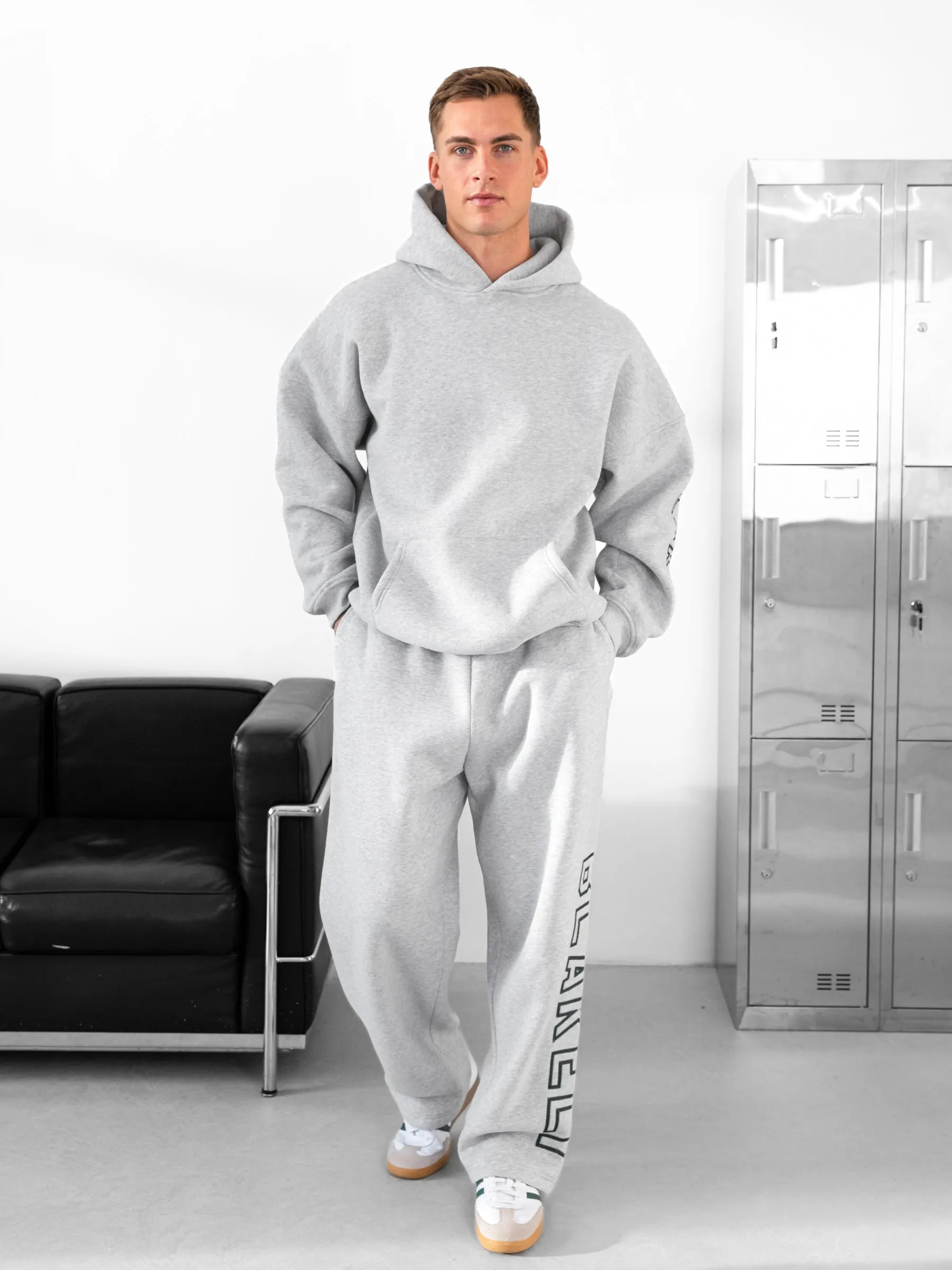 Miles Relaxed Hoodie - Marl Grey sold by Blakely product image thumbnail 3