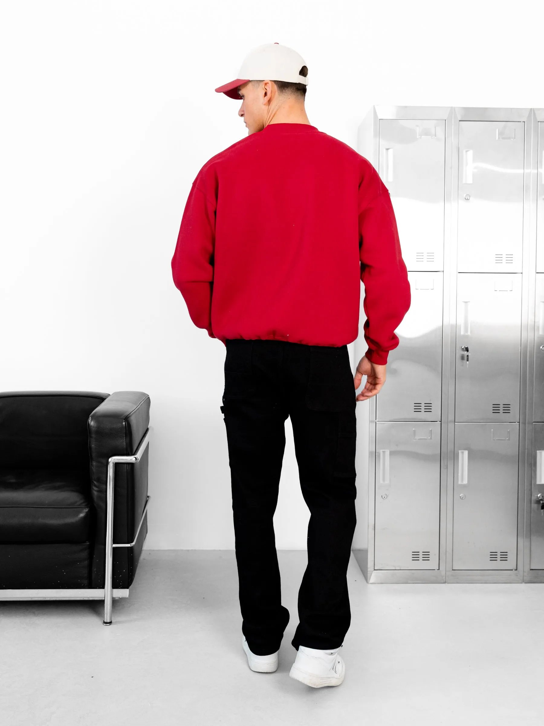 Miles Relaxed Jumper - Red sold by Blakely product image thumbnail 2