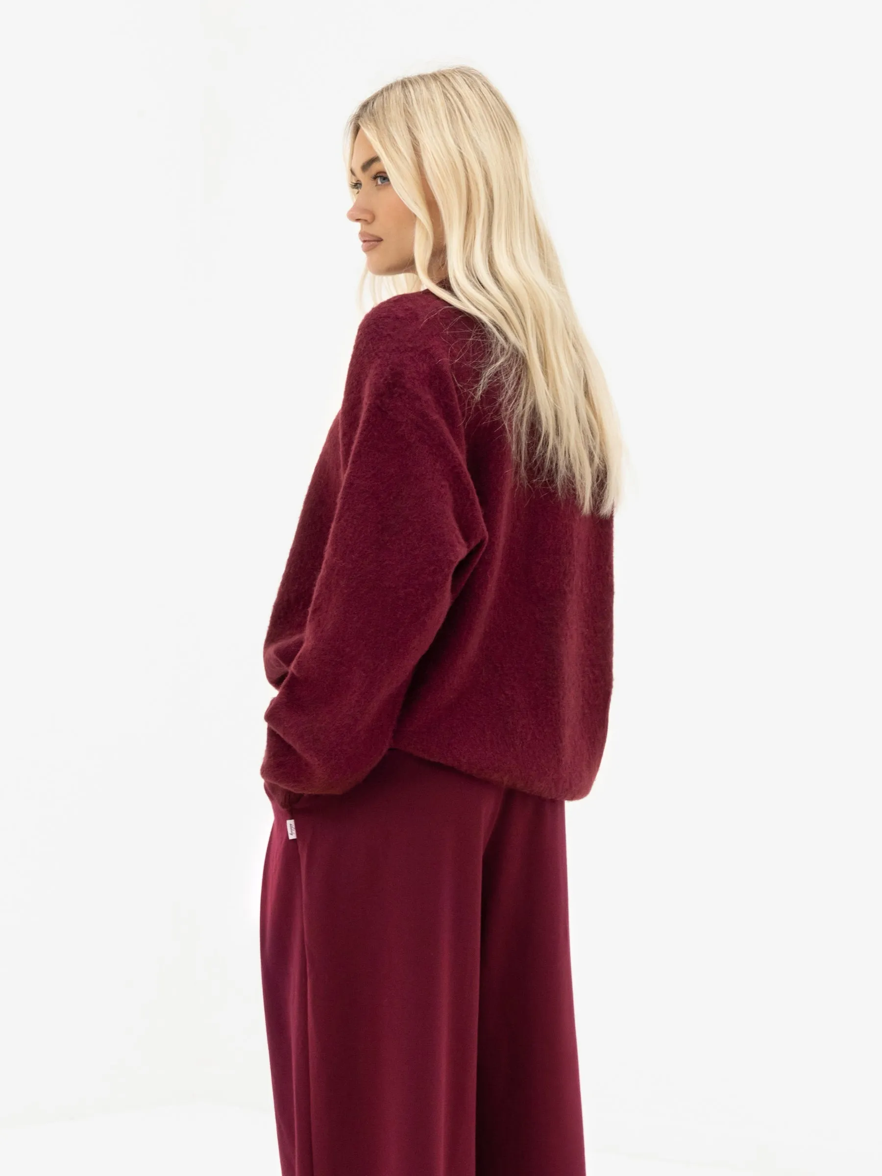 Mindy Knitted Jumper - Burgundy sold by Blakely product image thumbnail 2
