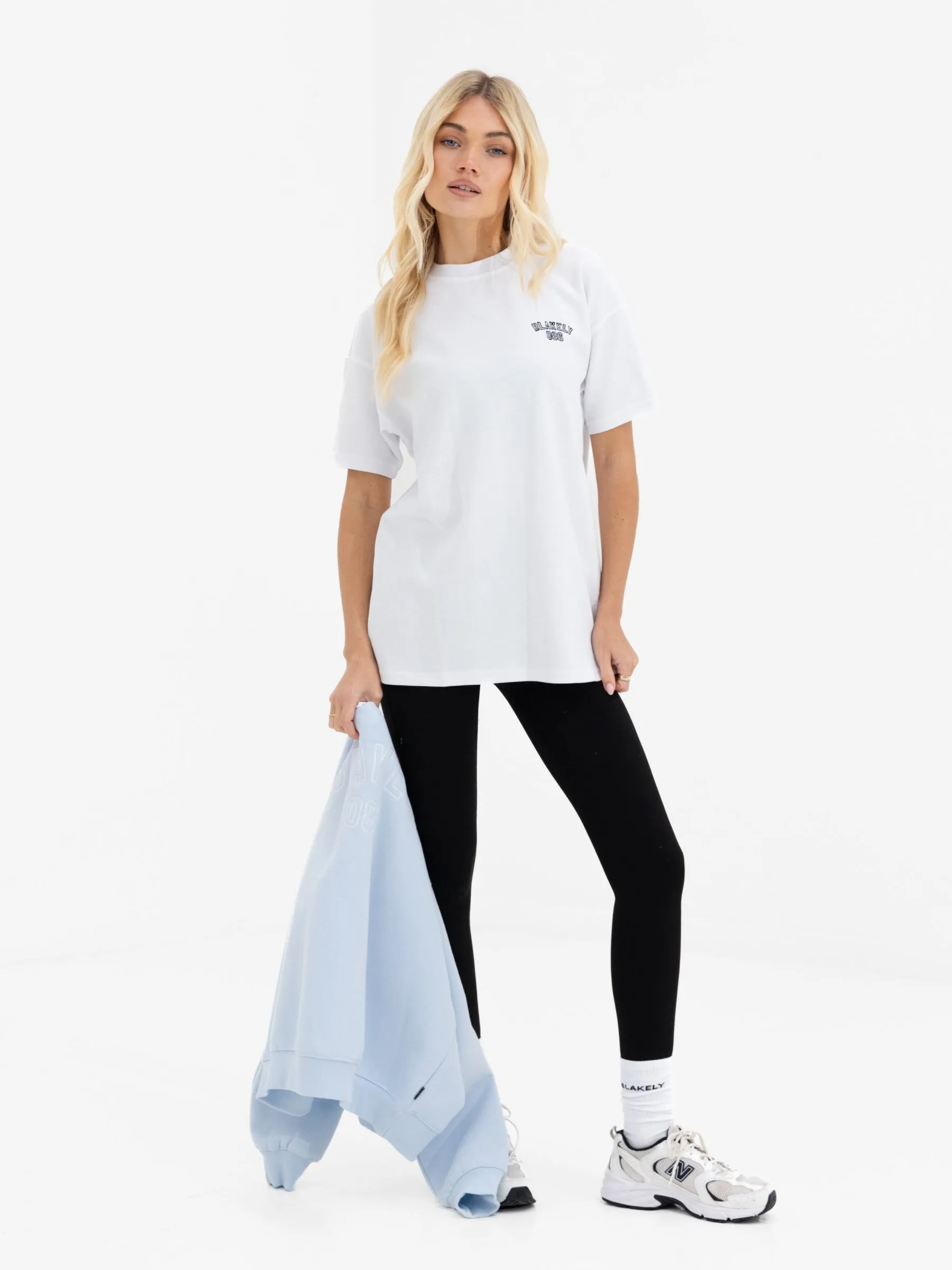 Alexis Oversized T-Shirt - White sold by Blakely product image thumbnail 3