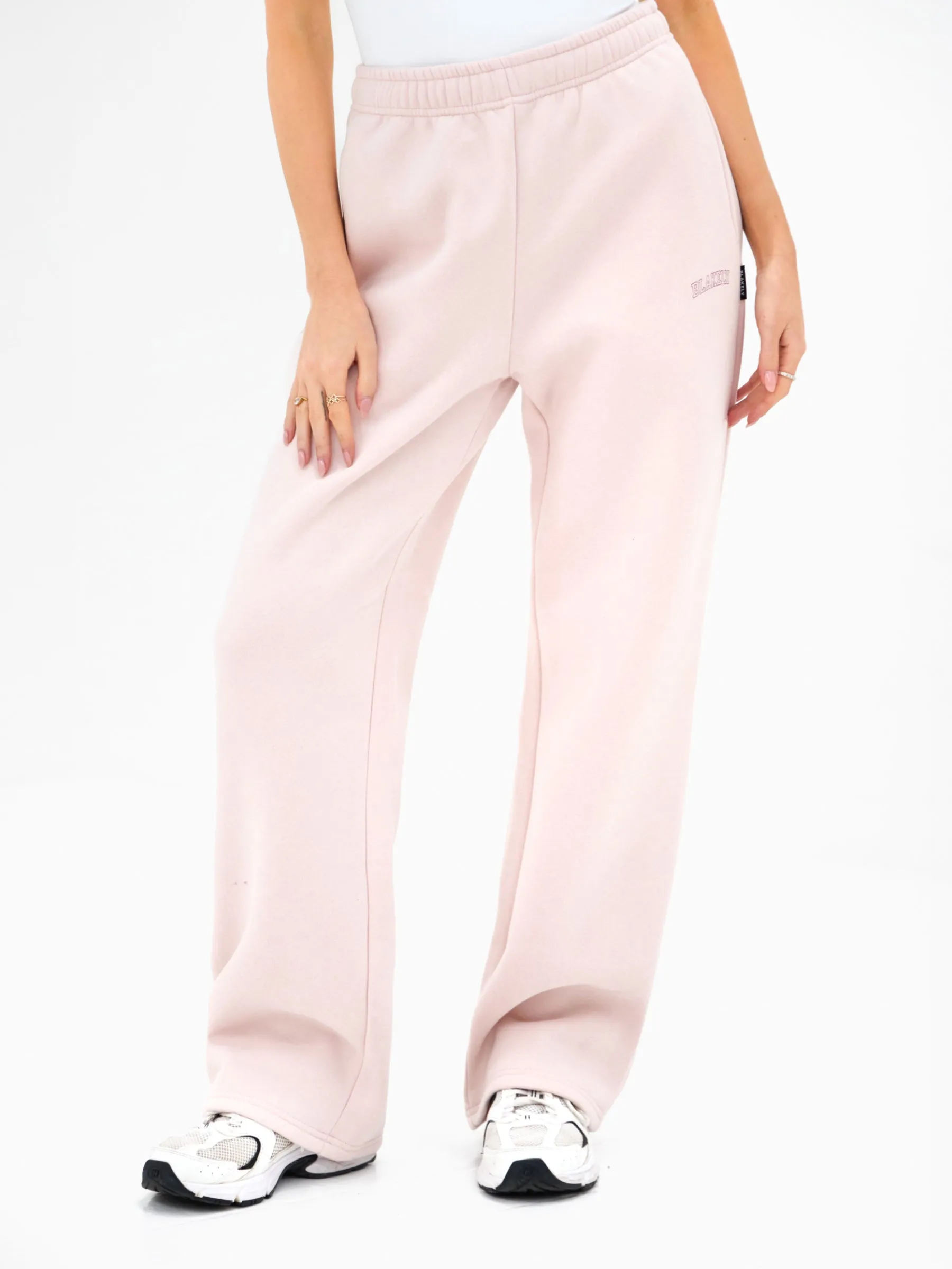Outline Heritage Wide Leg Sweatpants - Ballet Pink sold by Blakely