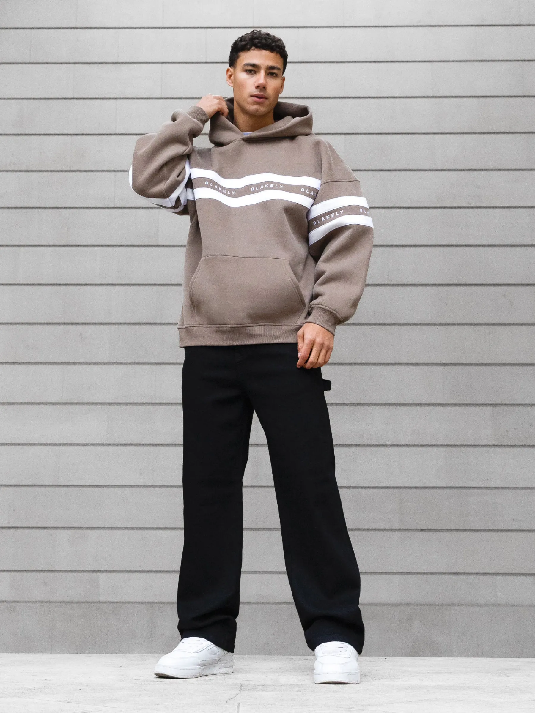 Theo Relaxed Hoodie - Light Brown sold by Blakely product image thumbnail 3