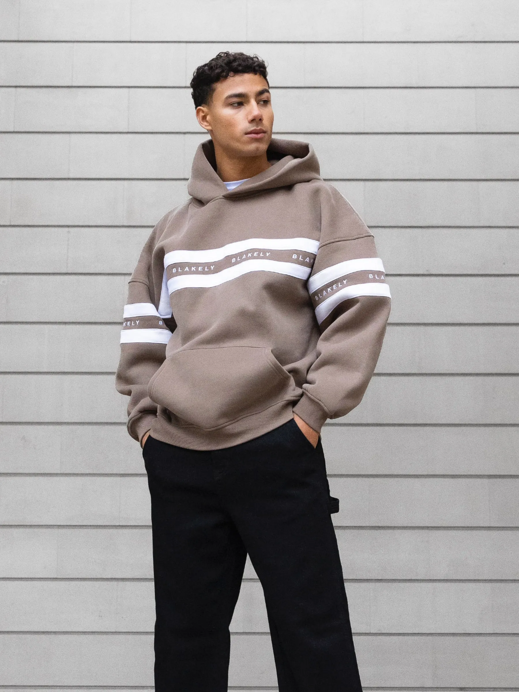 Theo Relaxed Hoodie - Light Brown sold by Blakely product image thumbnail 2