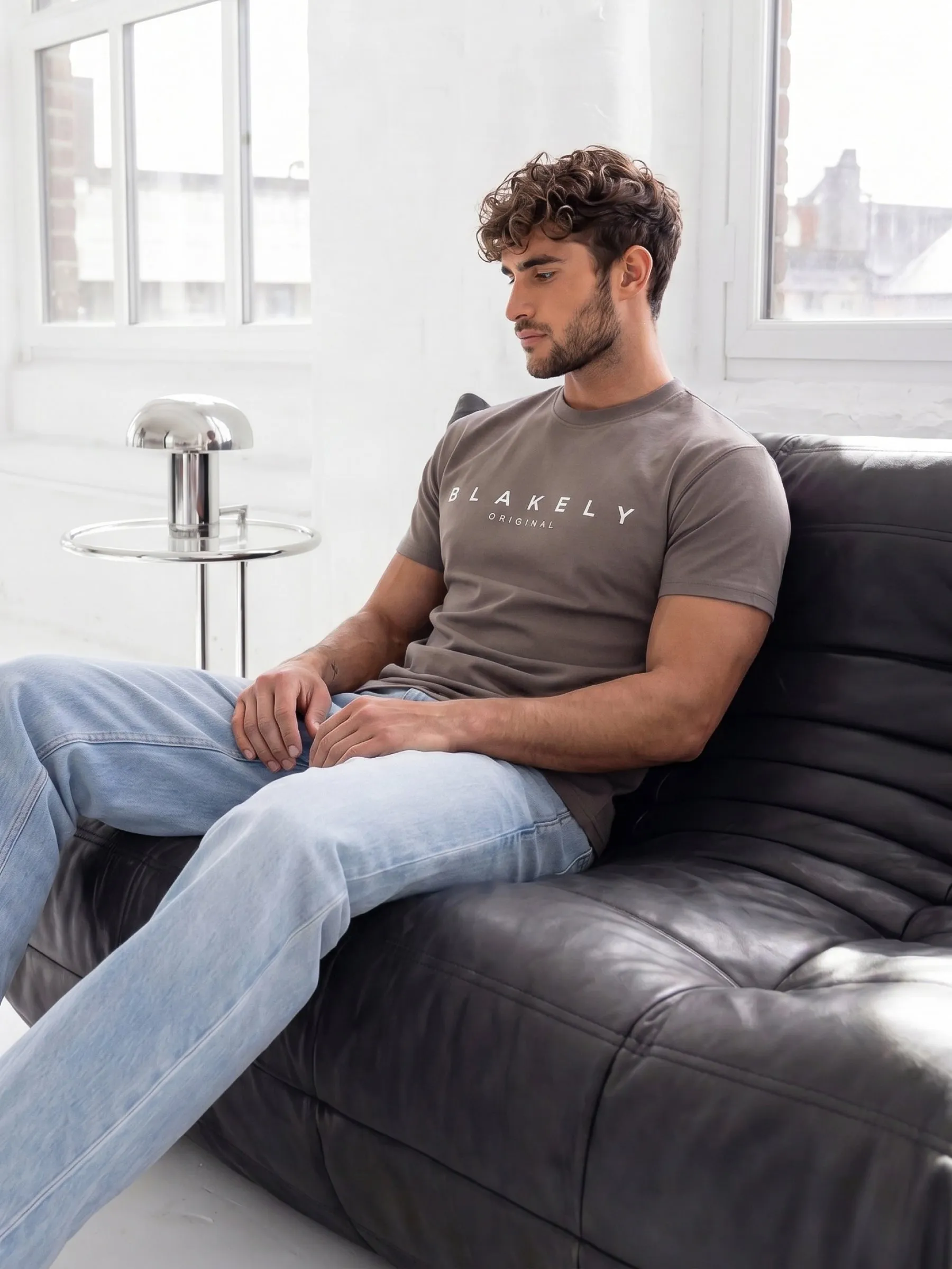 Dayton Relaxed T-Shirt - Light Brown sold by Blakely product image thumbnail 3
