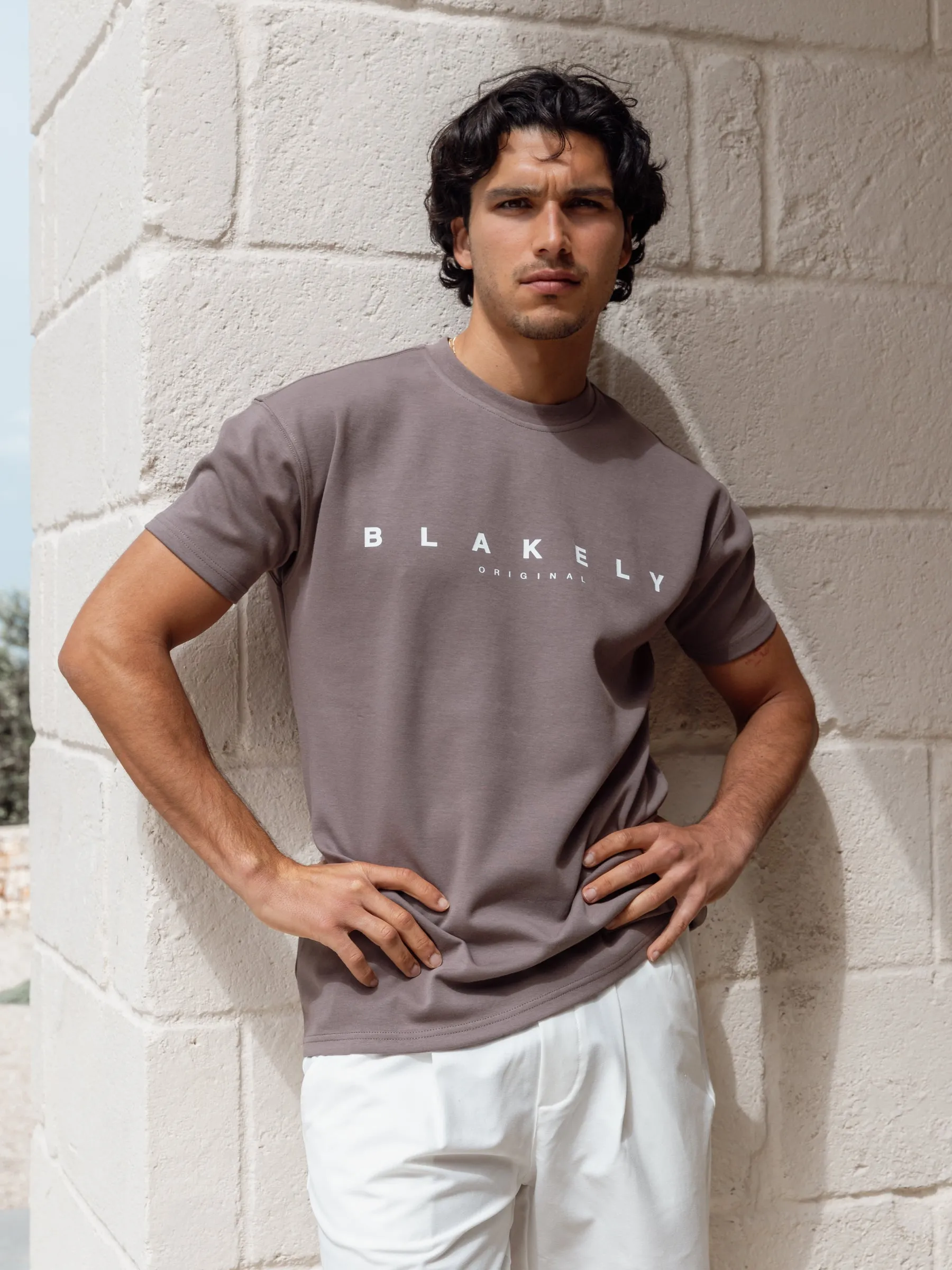 Dayton Relaxed T-Shirt - Light Brown sold by Blakely product image thumbnail 2