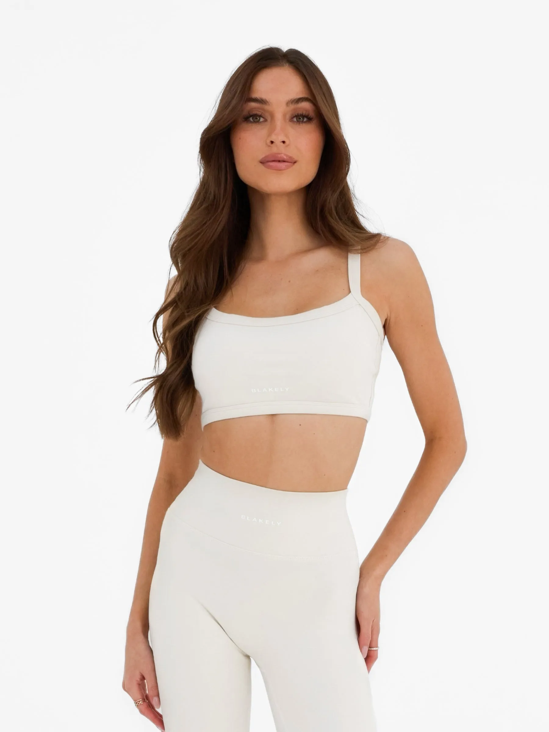 Ultimate Sports Bra - Chalk sold by Blakely