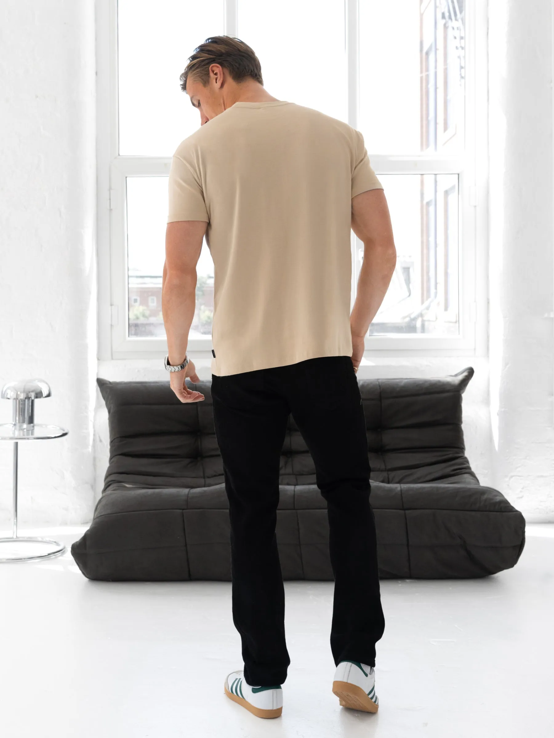 Conrad Relaxed Anchor T-Shirt - Soft Tan sold by Blakely product image thumbnail 4
