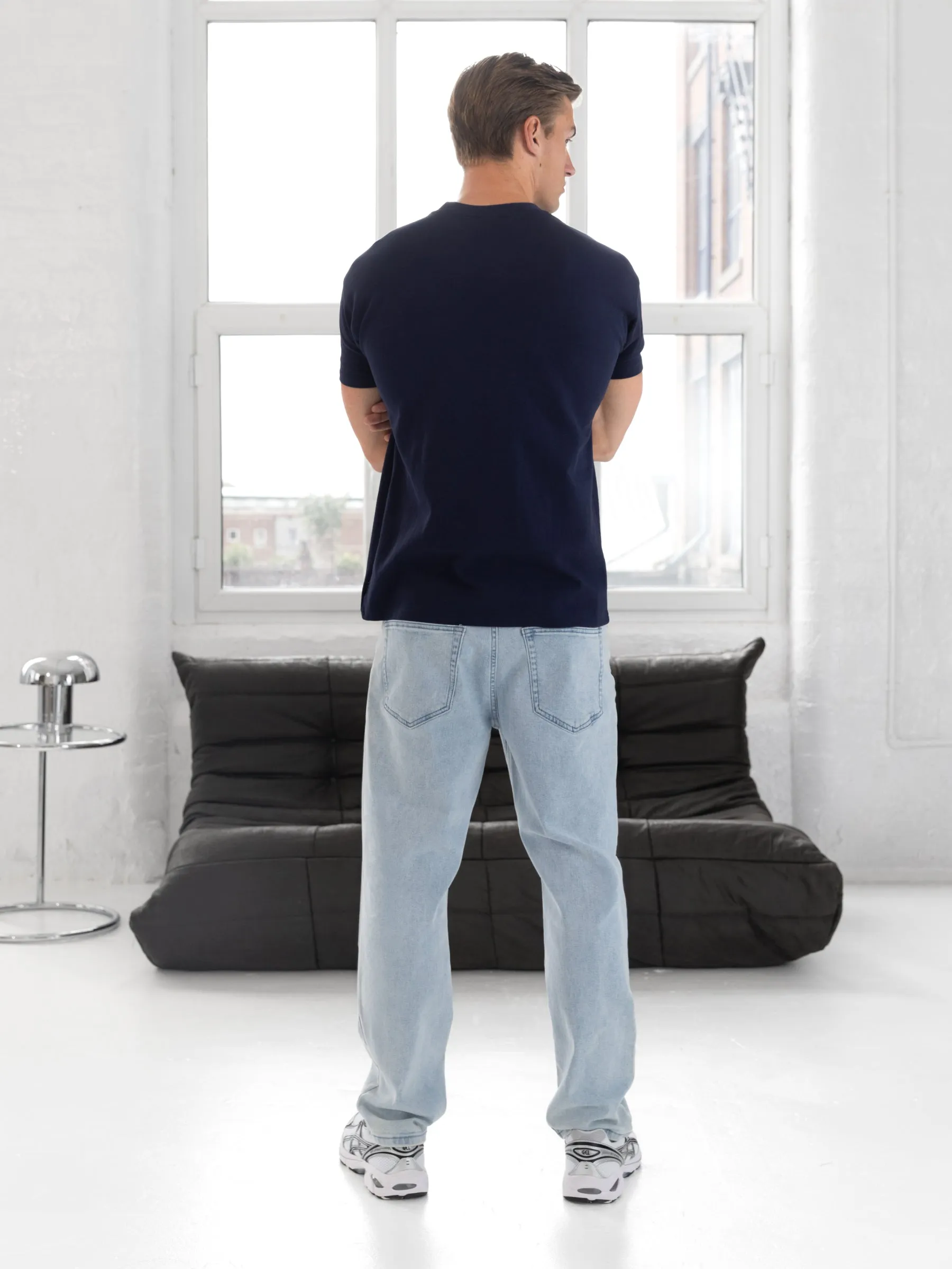 Conrad Relaxed Anchor T-Shirt - Bright Navy sold by Blakely product image thumbnail 3