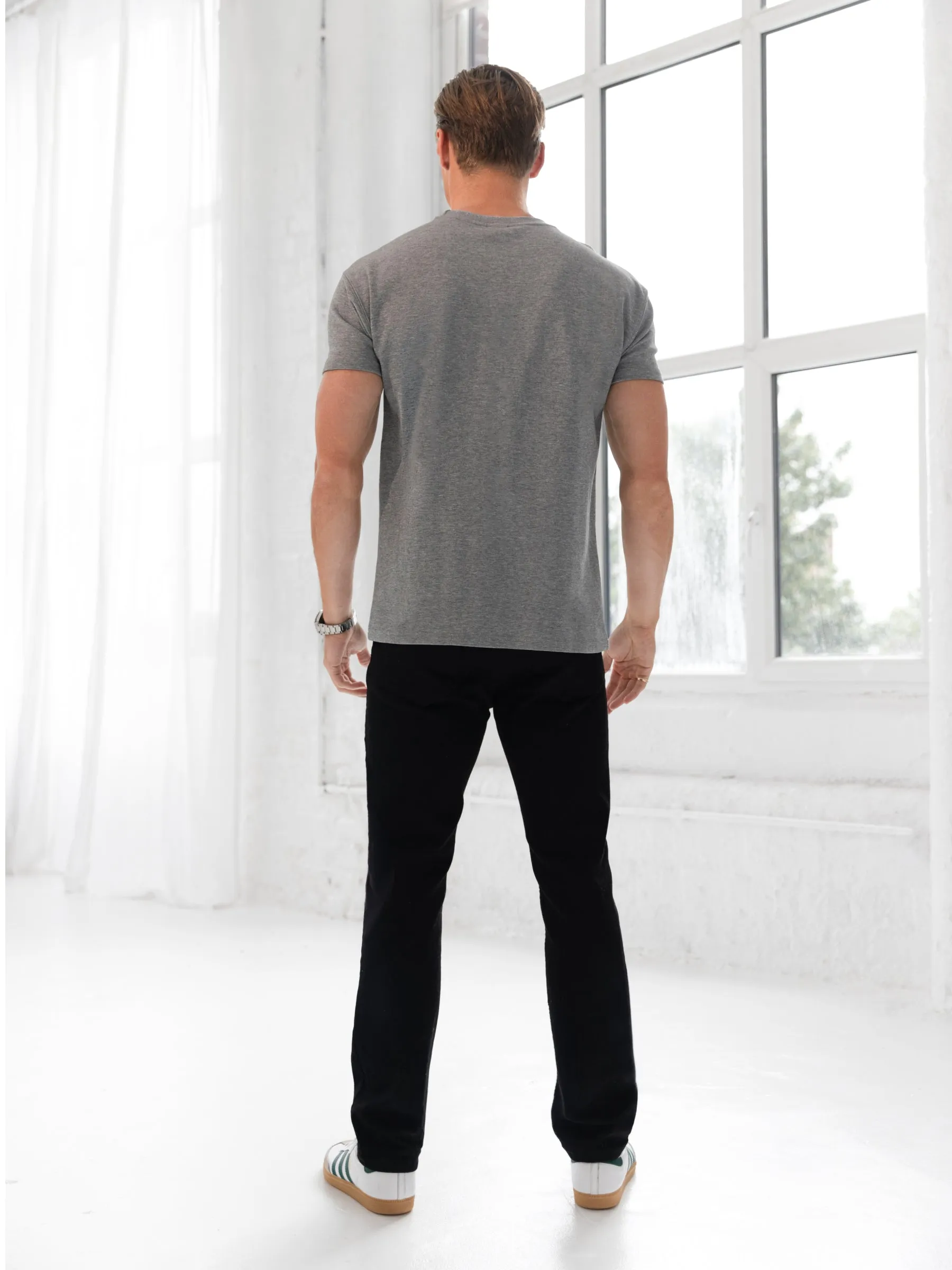Conrad Relaxed Anchor T-Shirt - Marl Grey sold by Blakely product image thumbnail 4