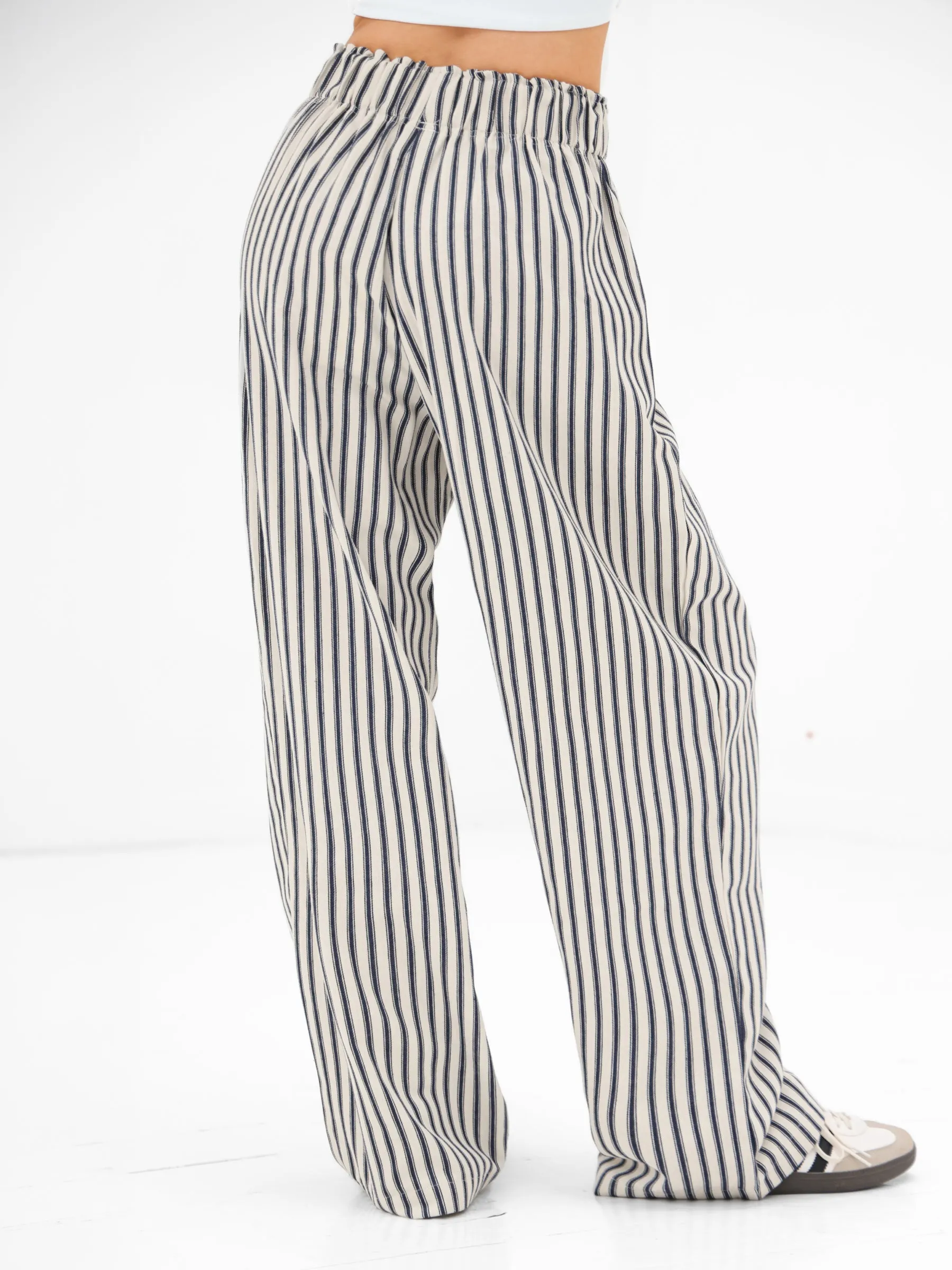 Lou Stripe Trousers - Dark Navy sold by Blakely product image thumbnail 2