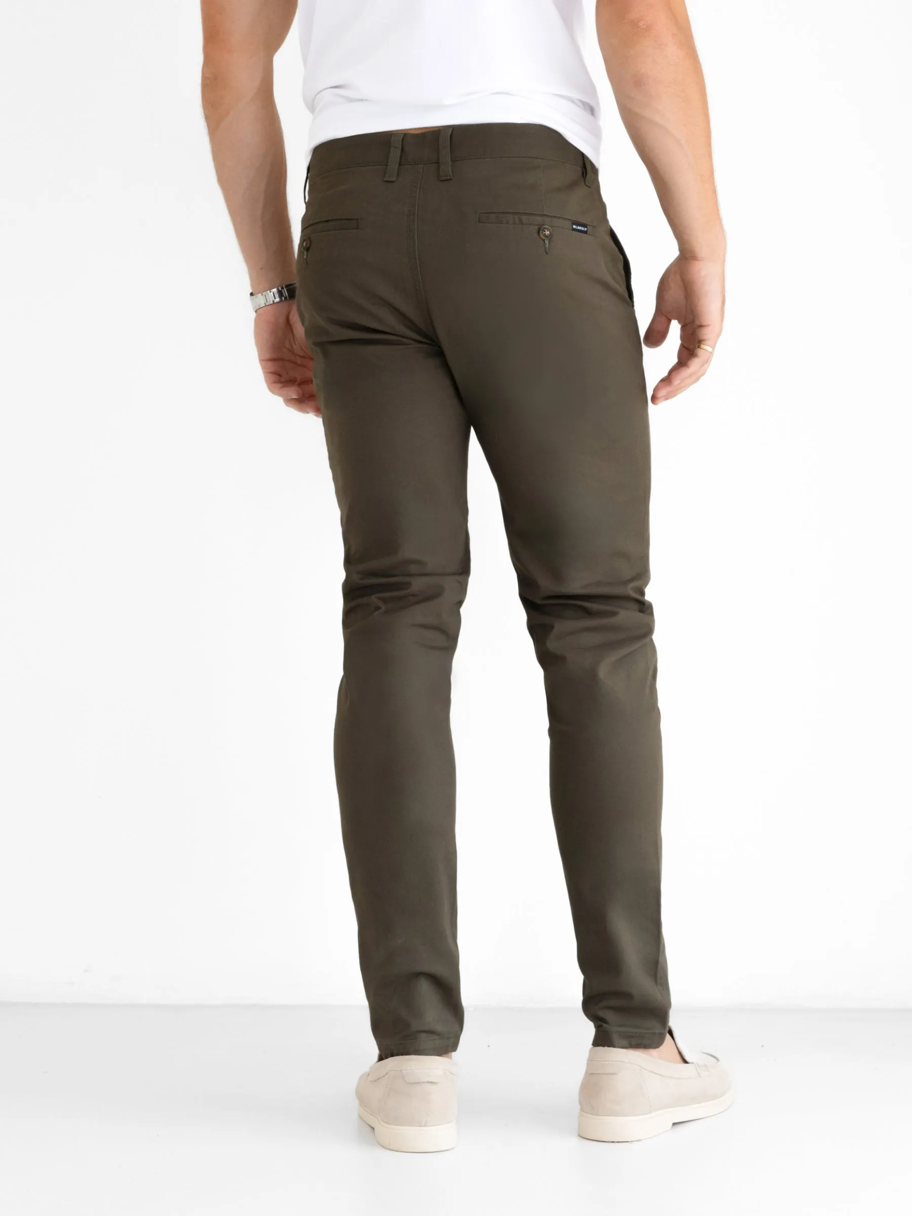 Stretch Chinos - Khaki sold by Blakely product image thumbnail 2