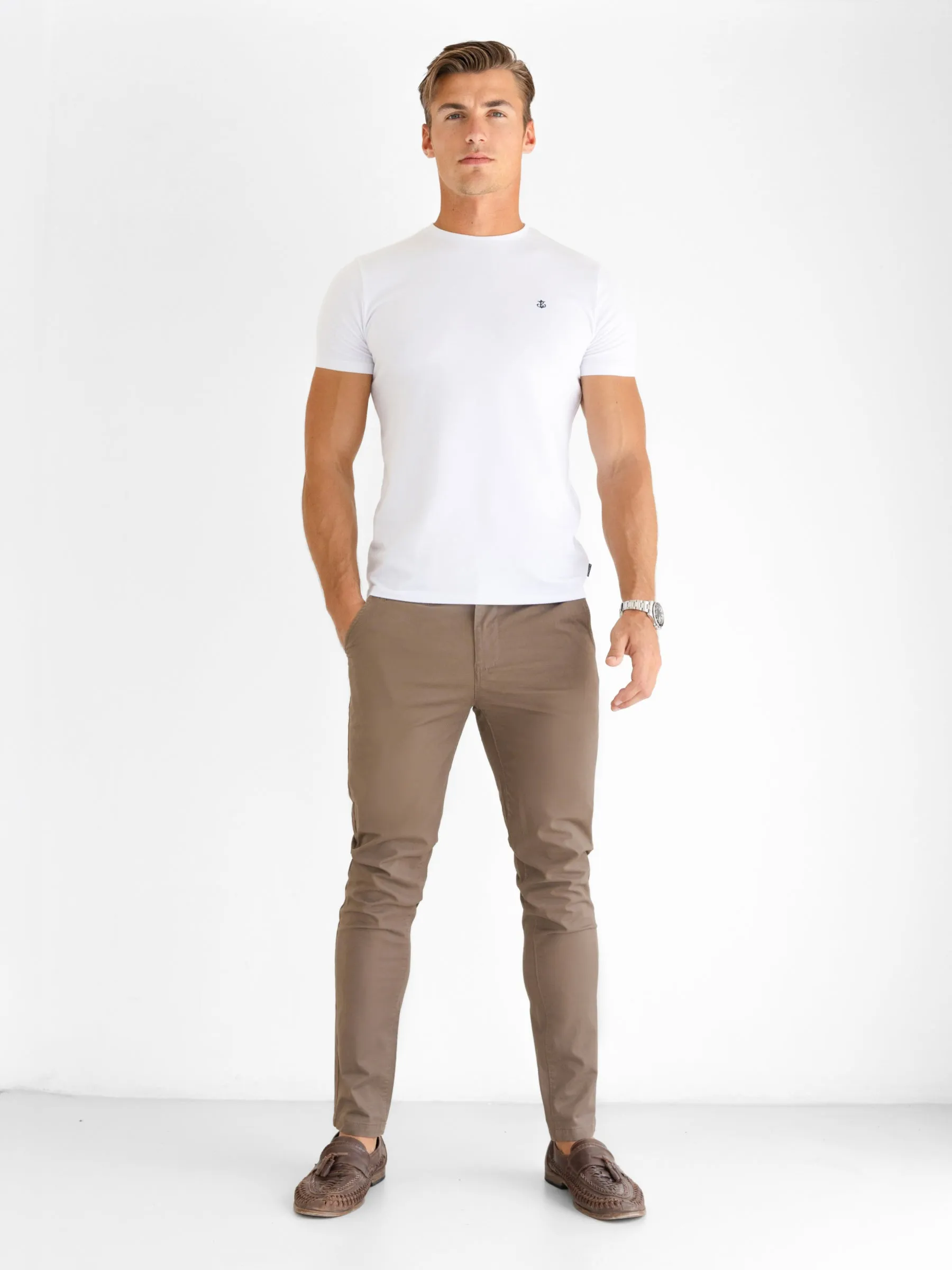 Stretch Chinos - Brown sold by Blakely product image thumbnail 3