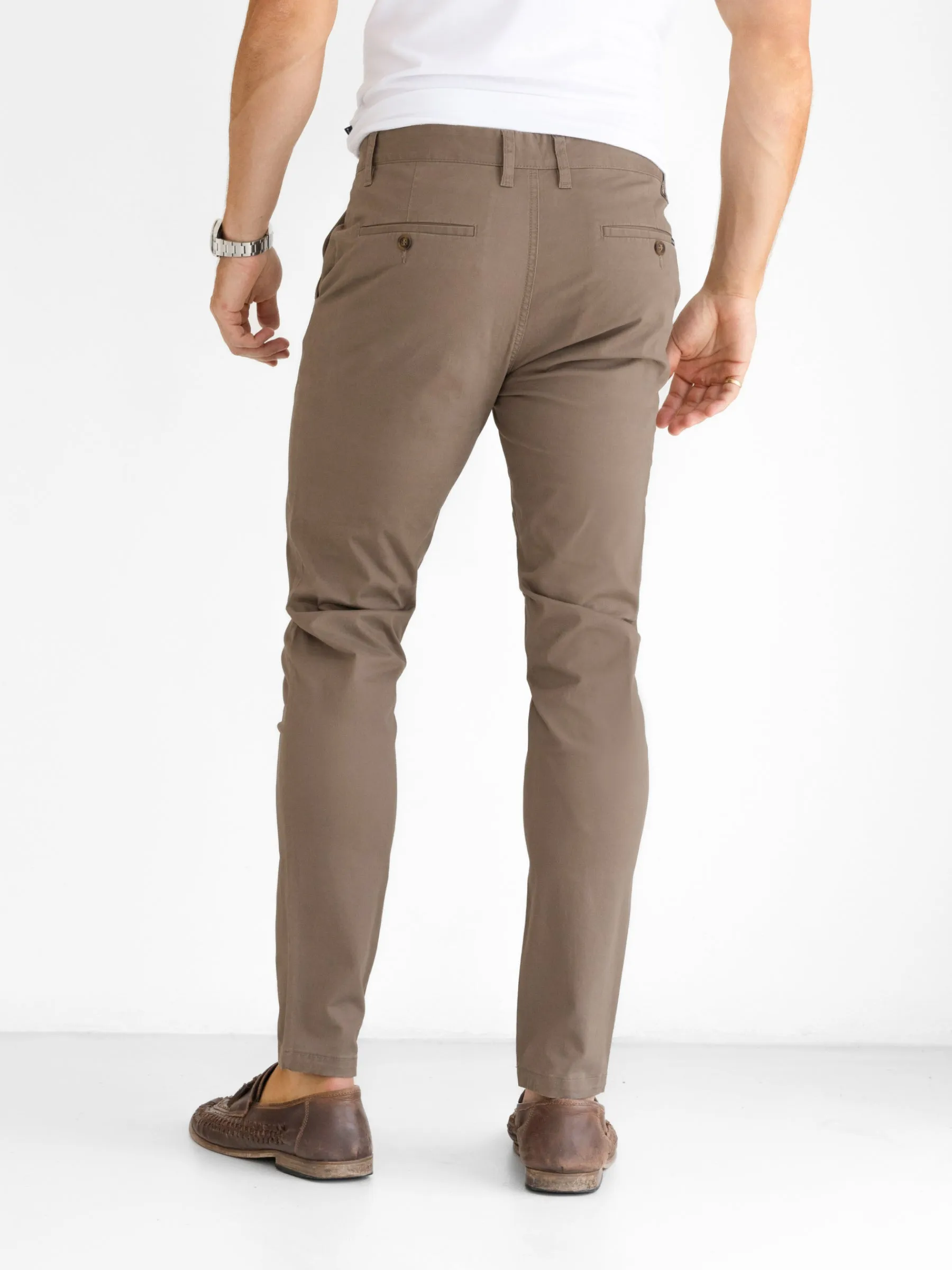 Stretch Chinos - Brown sold by Blakely product image thumbnail 2