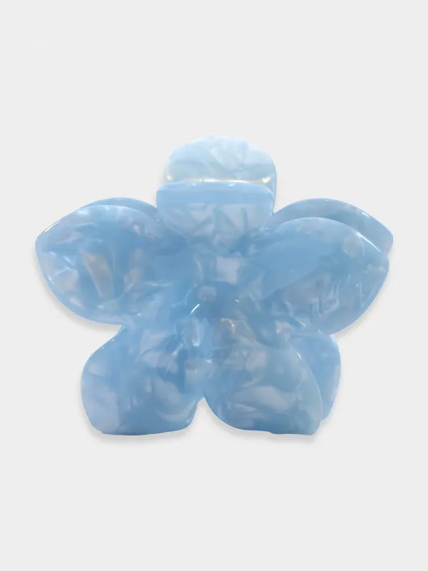Blakely Flower Claw Clip - Blue made by Blakely