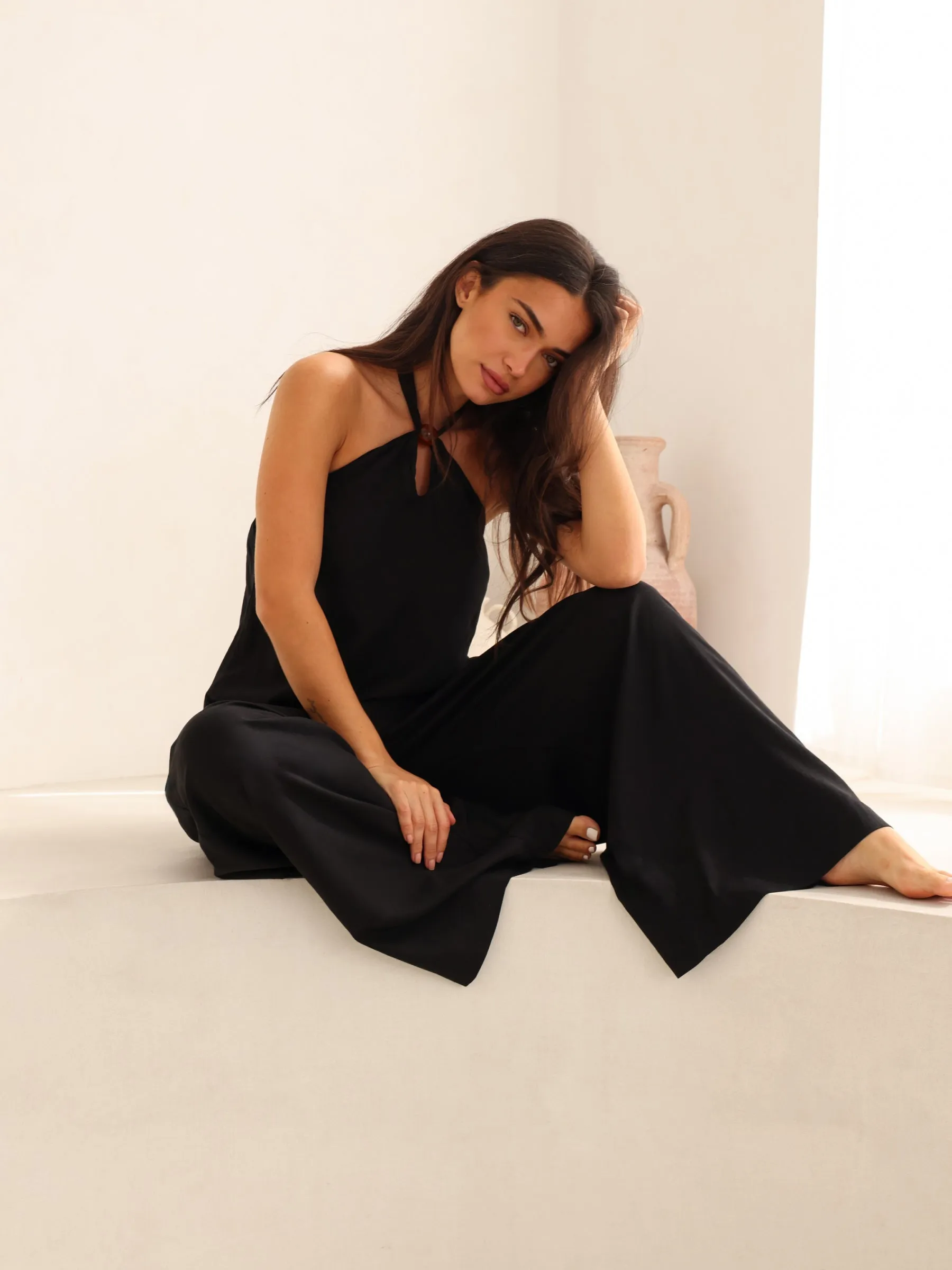 Eliza Beaded Halter Neck Top - Black sold by Blakely product image thumbnail 4