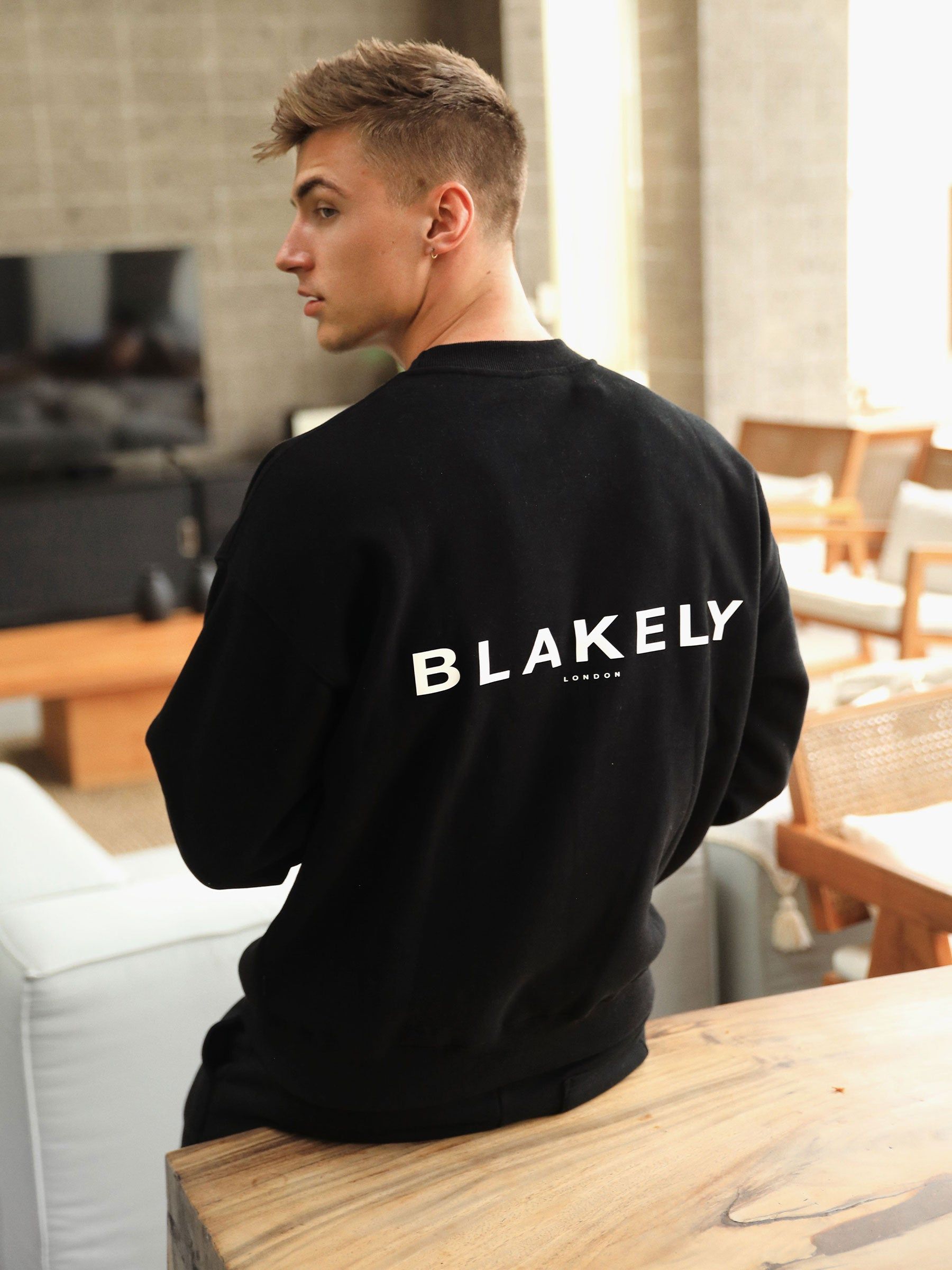 Blakely London Oversized Jumper - Black sold by Blakely product image thumbnail 2
