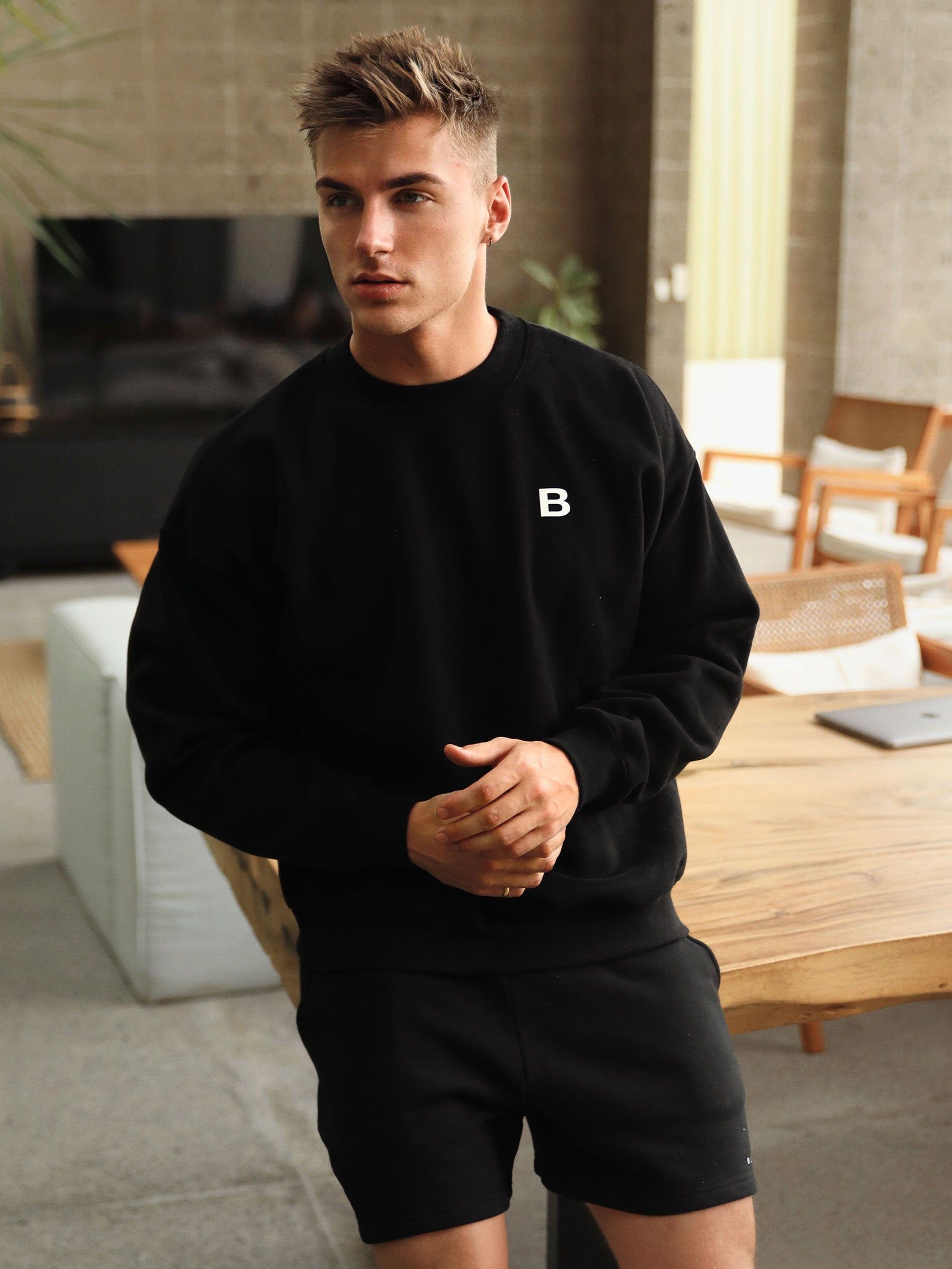 Blakely London Oversized Jumper - Black sold by Blakely