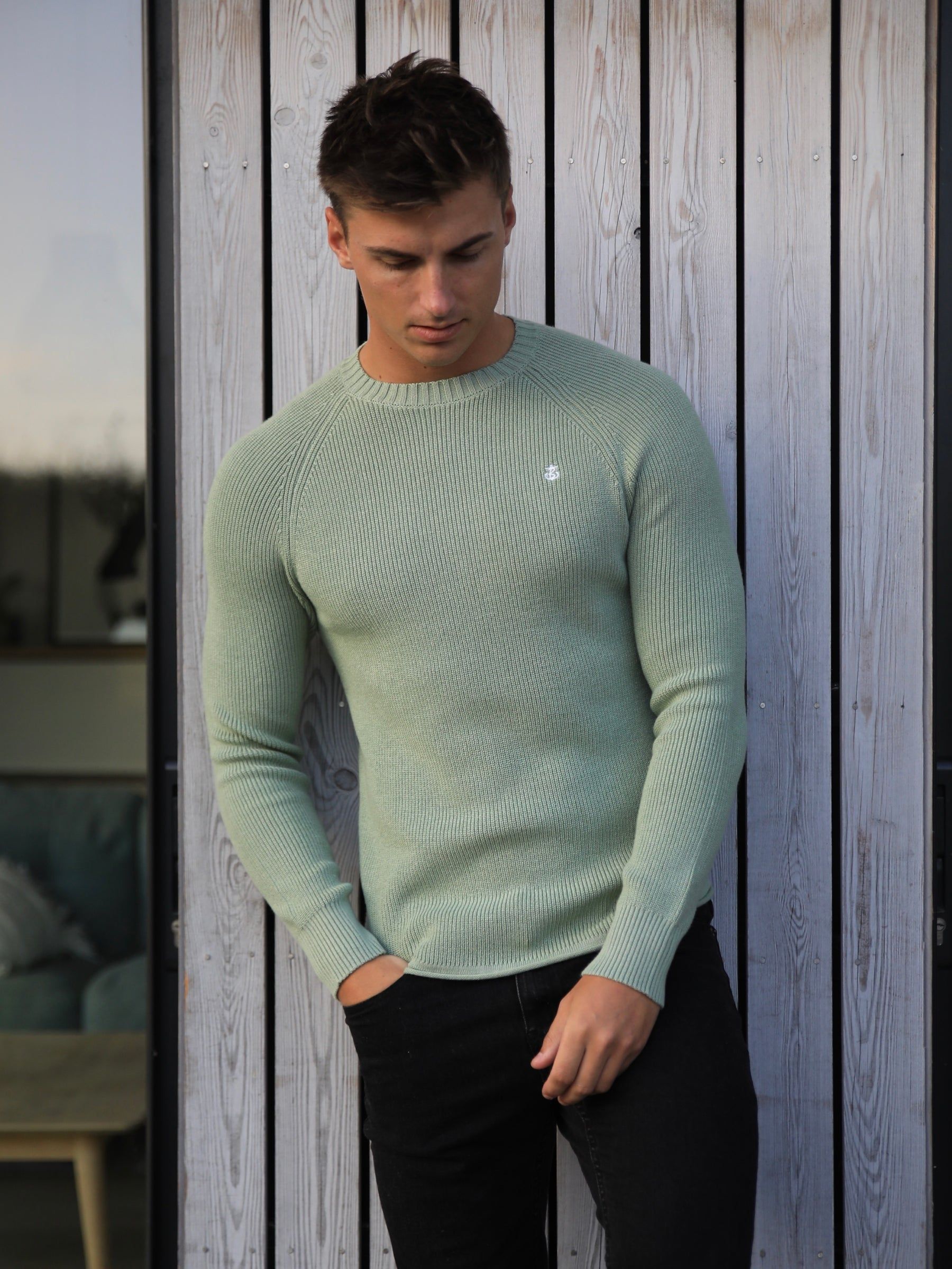 Olton Knit Jumper - Sage Green sold by Blakely product image thumbnail 3