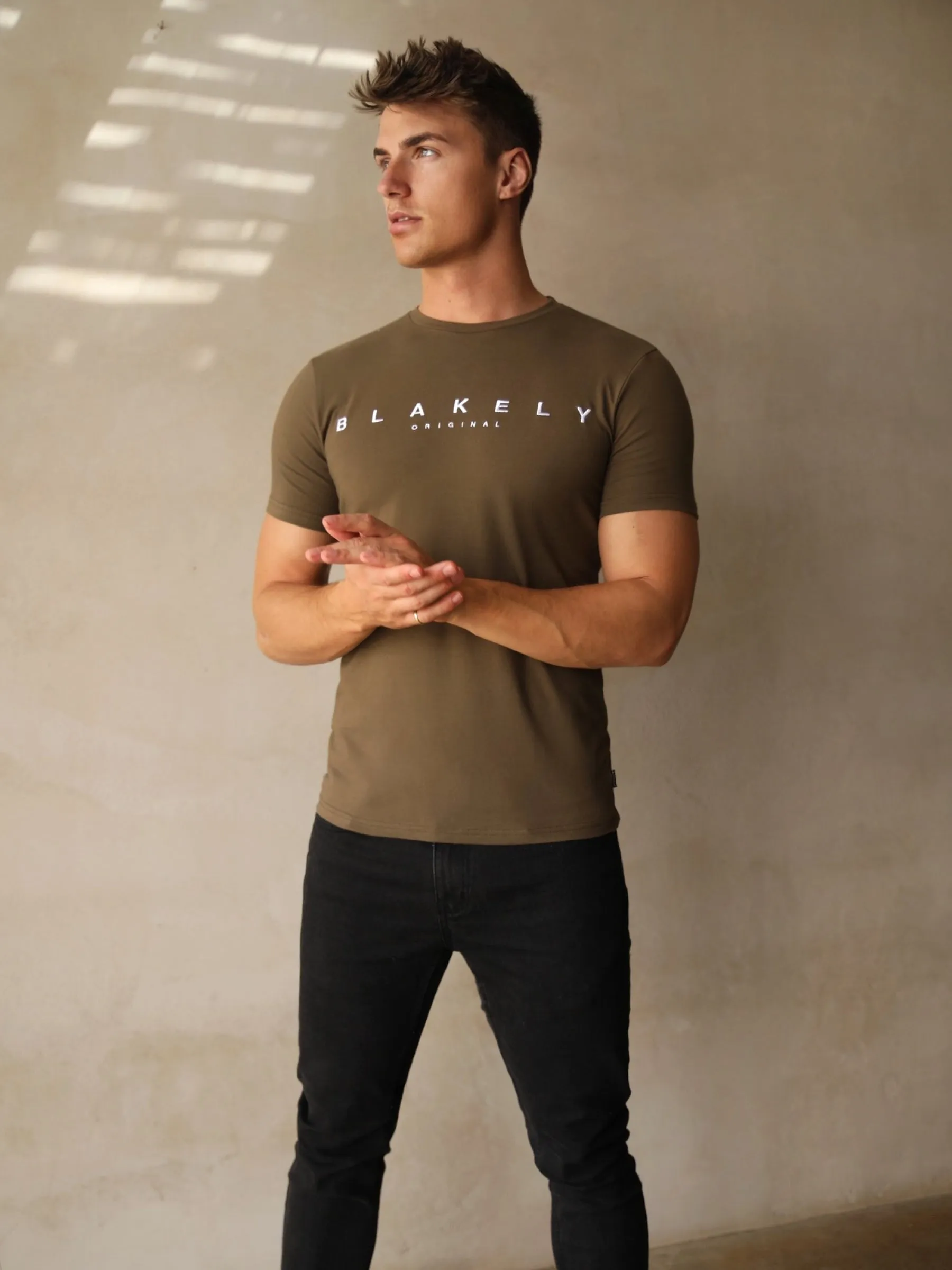 Ryaan T-Shirt - Khaki Green sold by Blakely product image thumbnail 2