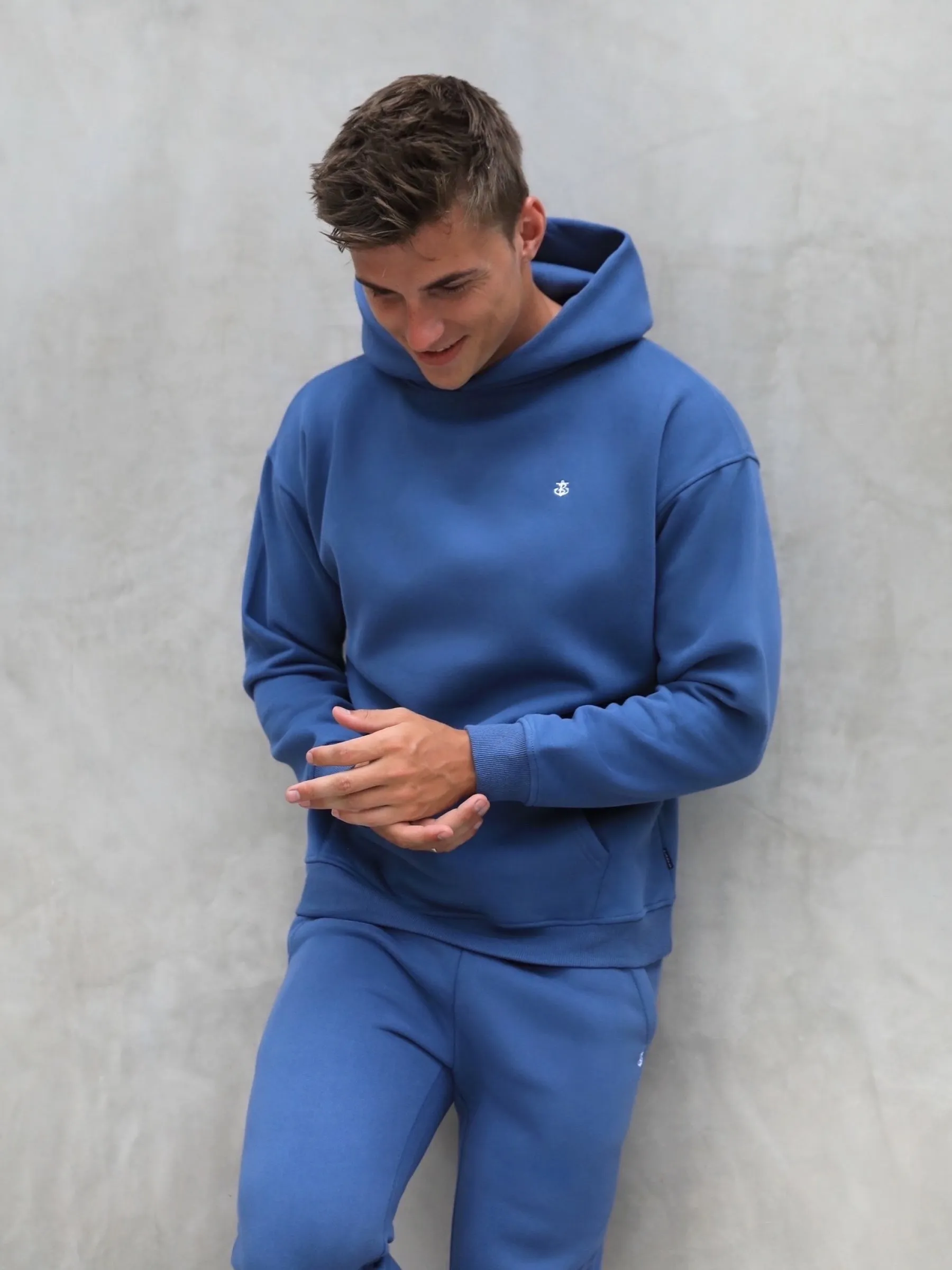 Anchor Relaxed Hoodie - Blue sold by Blakely product image thumbnail 5