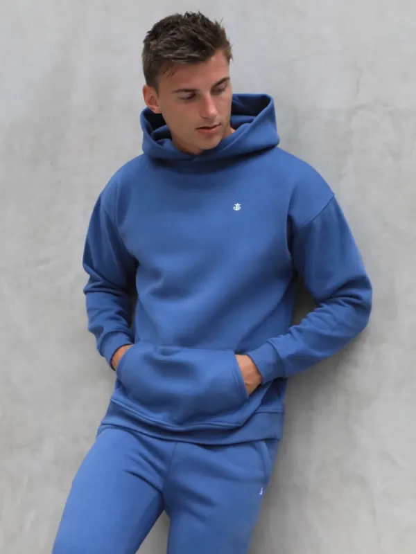 Anchor Relaxed Hoodie - Blue sold by Blakely