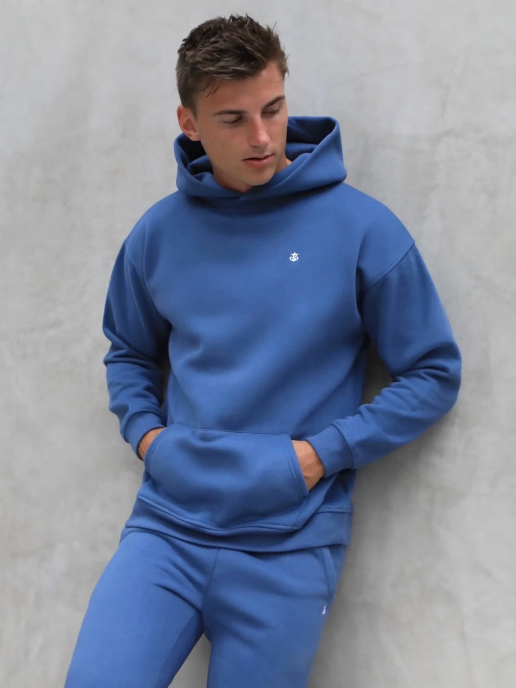 Anchor Relaxed Hoodie - Blue sold by Blakely