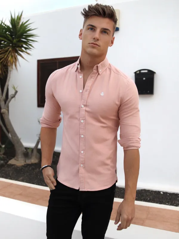 Keaton Slim Fit Shirt - Light Pink sold by Blakely